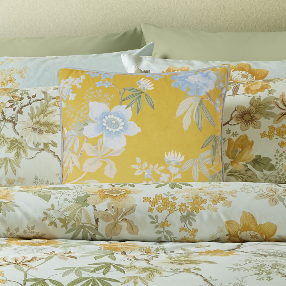 Kimono Dreams Yellow Duvet Cover Set