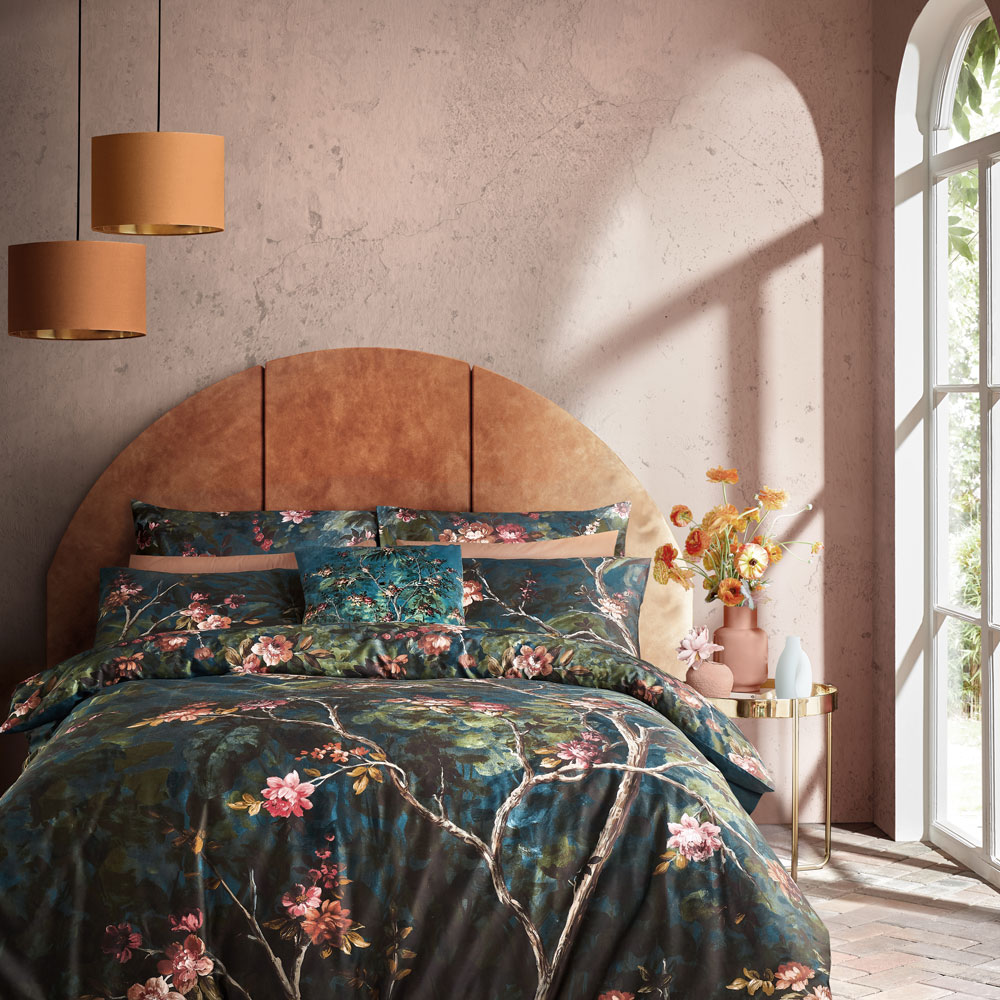 Night Garden Navy Duvet Cover Set