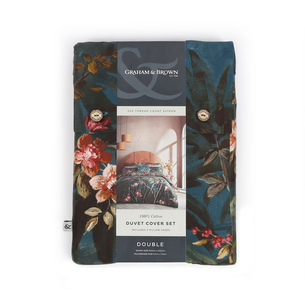 Night Garden Navy Duvet Cover Set