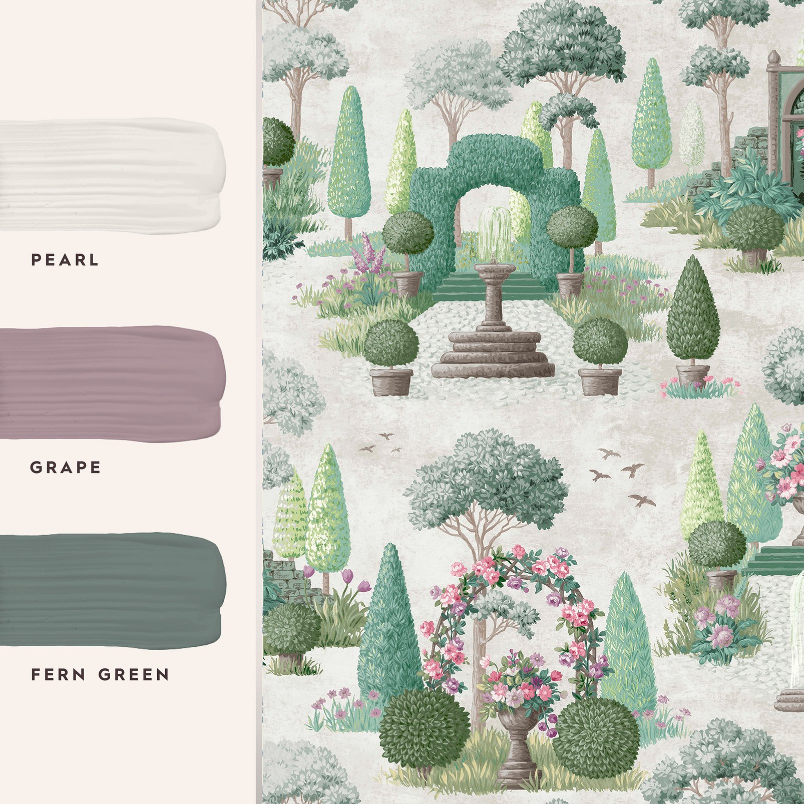 Laura Ashley Naunton Folly Fern Green Wallpaper - 122746_COORDINATES_NAUNTON FOLLY FERN GREEN.jpg