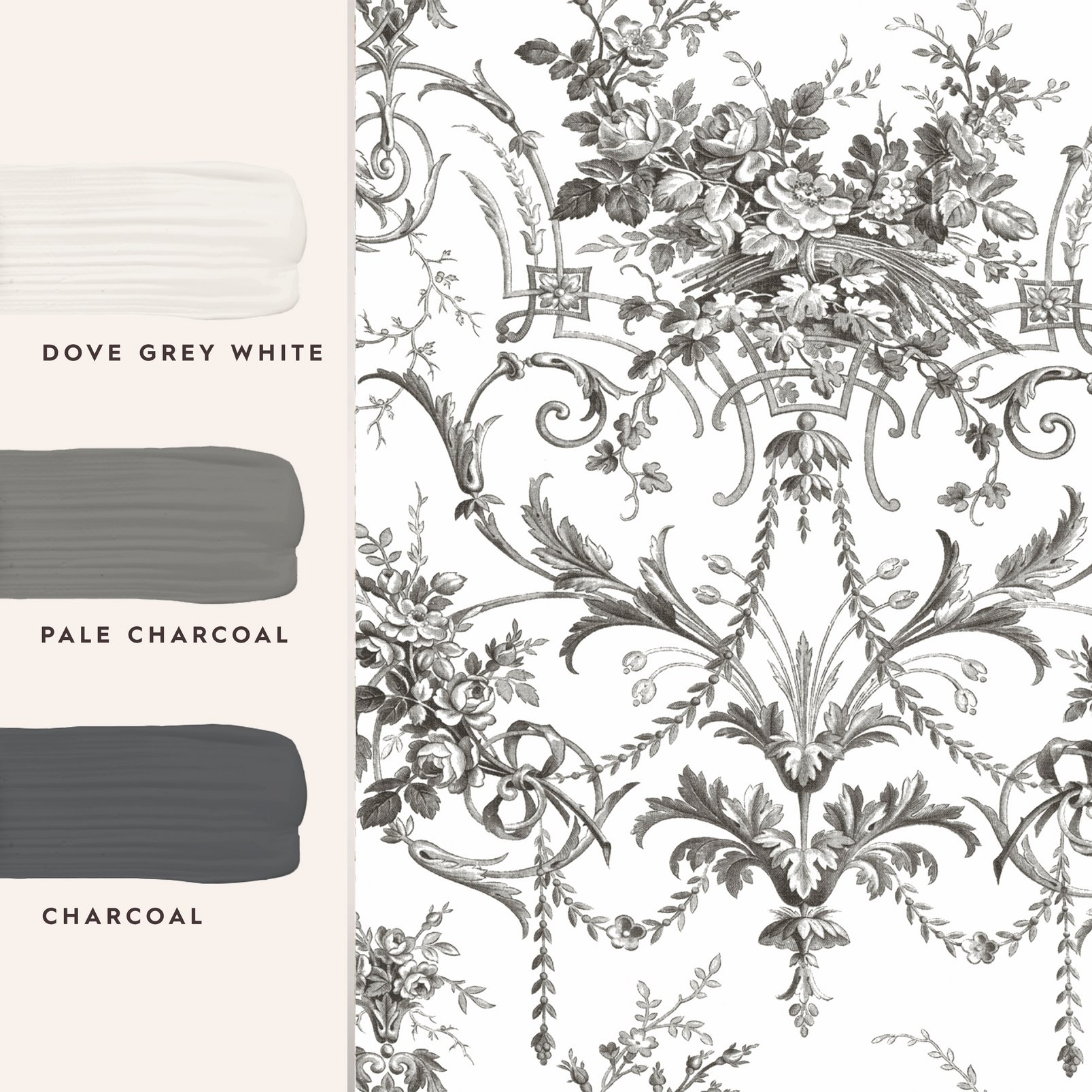 Laura Ashley Tuileries Charcoal Grey Wallpaper - 122768_COORDINATES_TUILERIES CHARCOAL.jpg