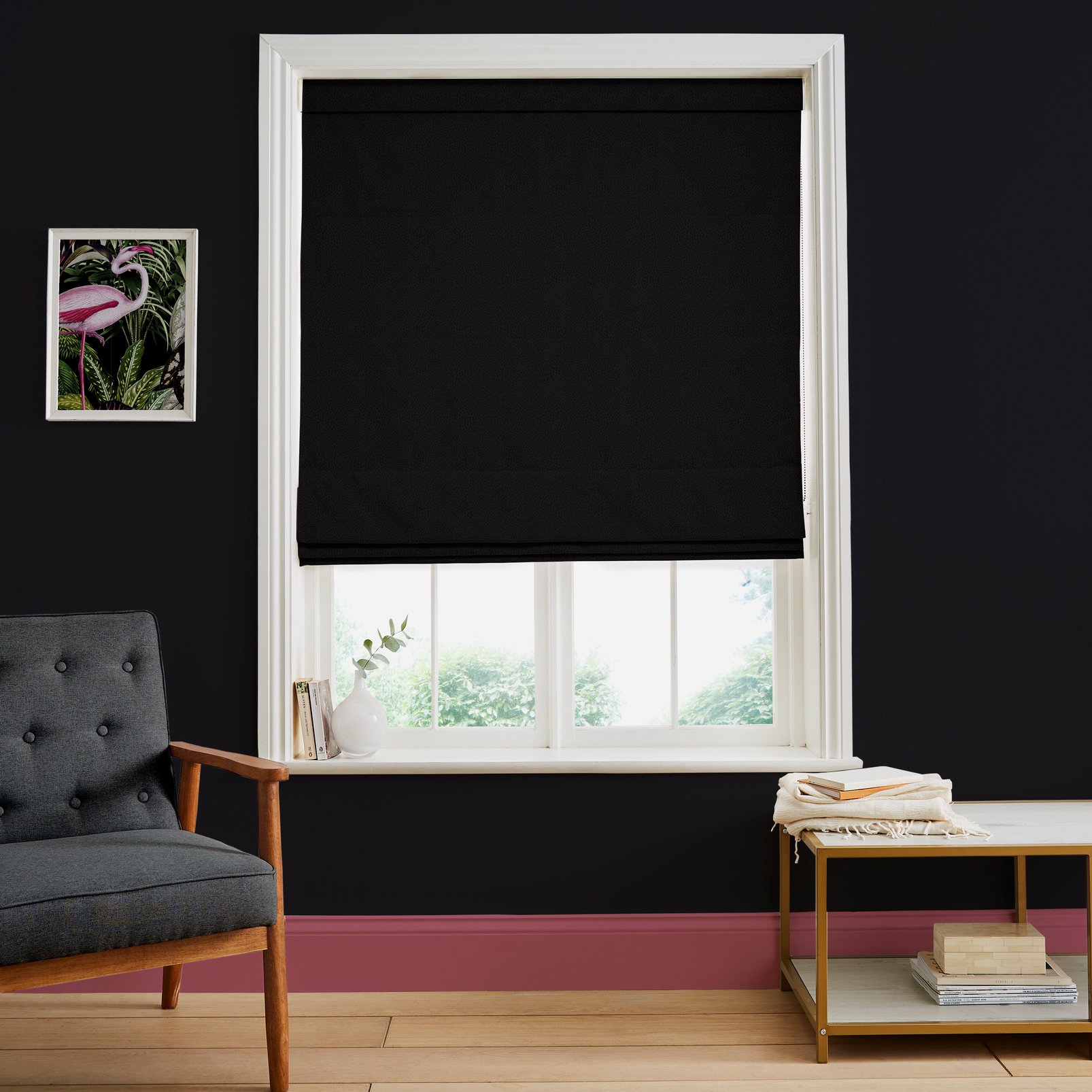 Dapple Black Roman Blind - 116084rom_ROOMSET_01.jpg