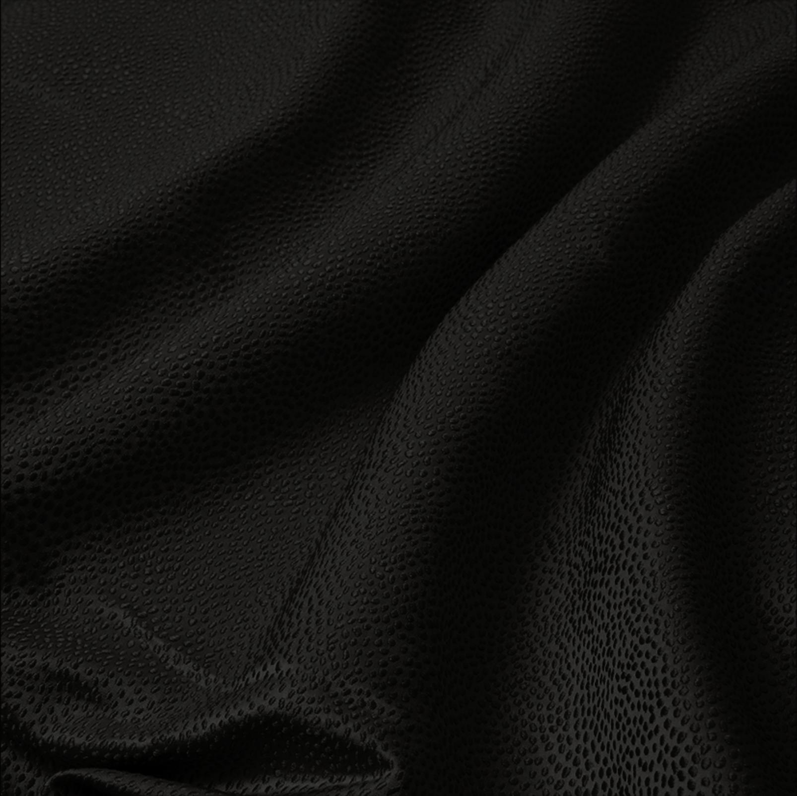 Dapple Black Roman Blind fabric close up image