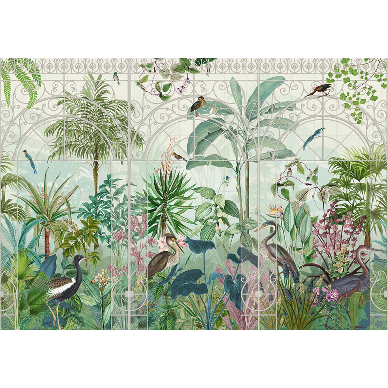 Into The Glasshouse Day Bespoke Mural design