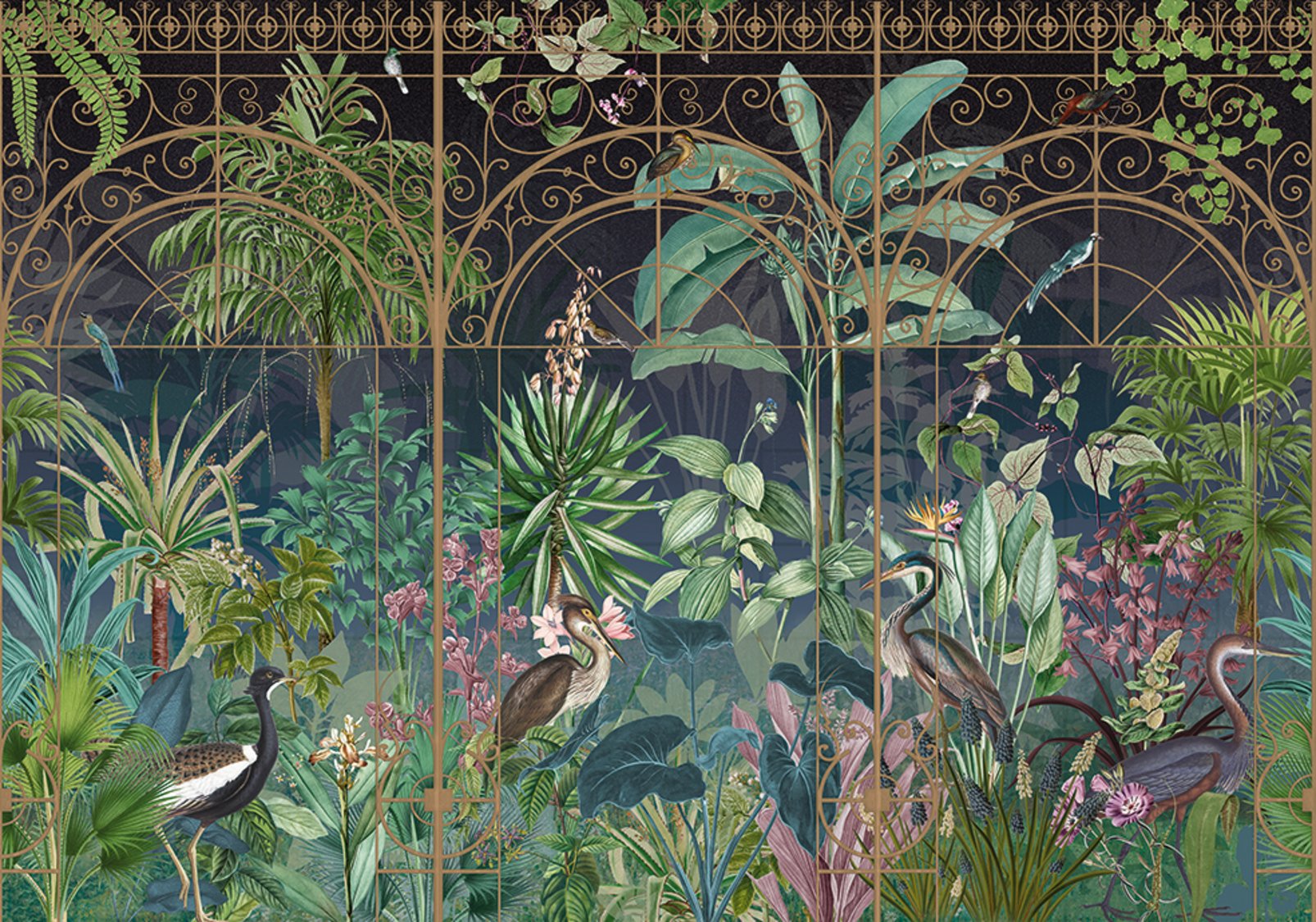 Into The Glasshouse Night Bespoke Mural - 124841_TILE_01.jpg