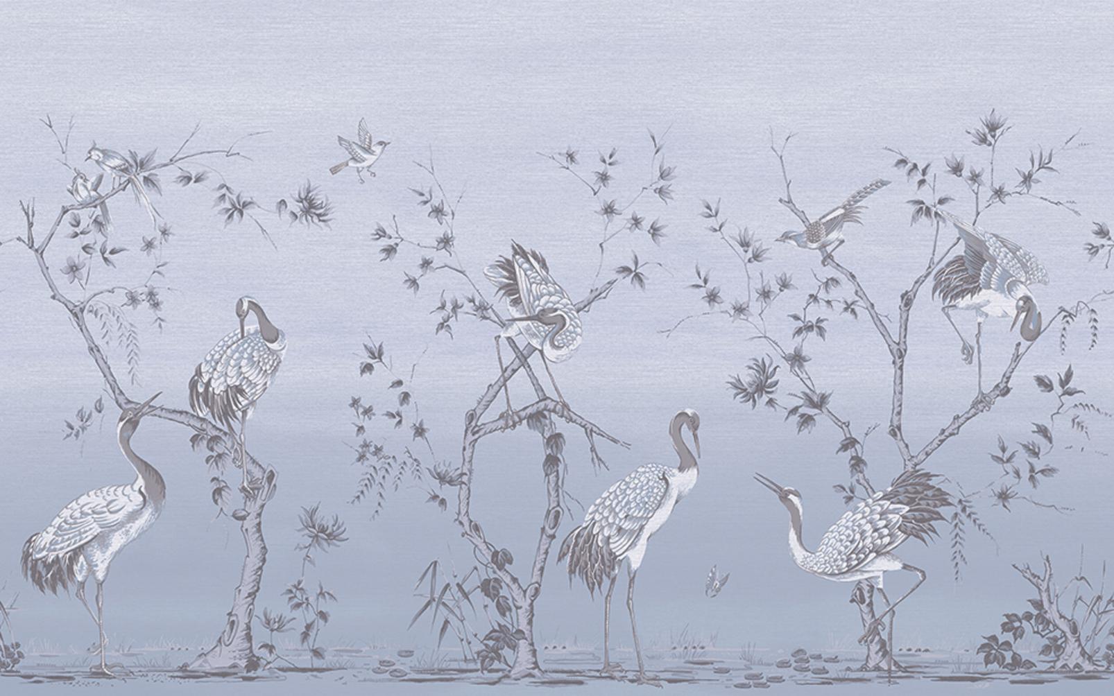 Grazing Cranes Sky Bespoke Mural - 124785_MAINTILE_01.jpg