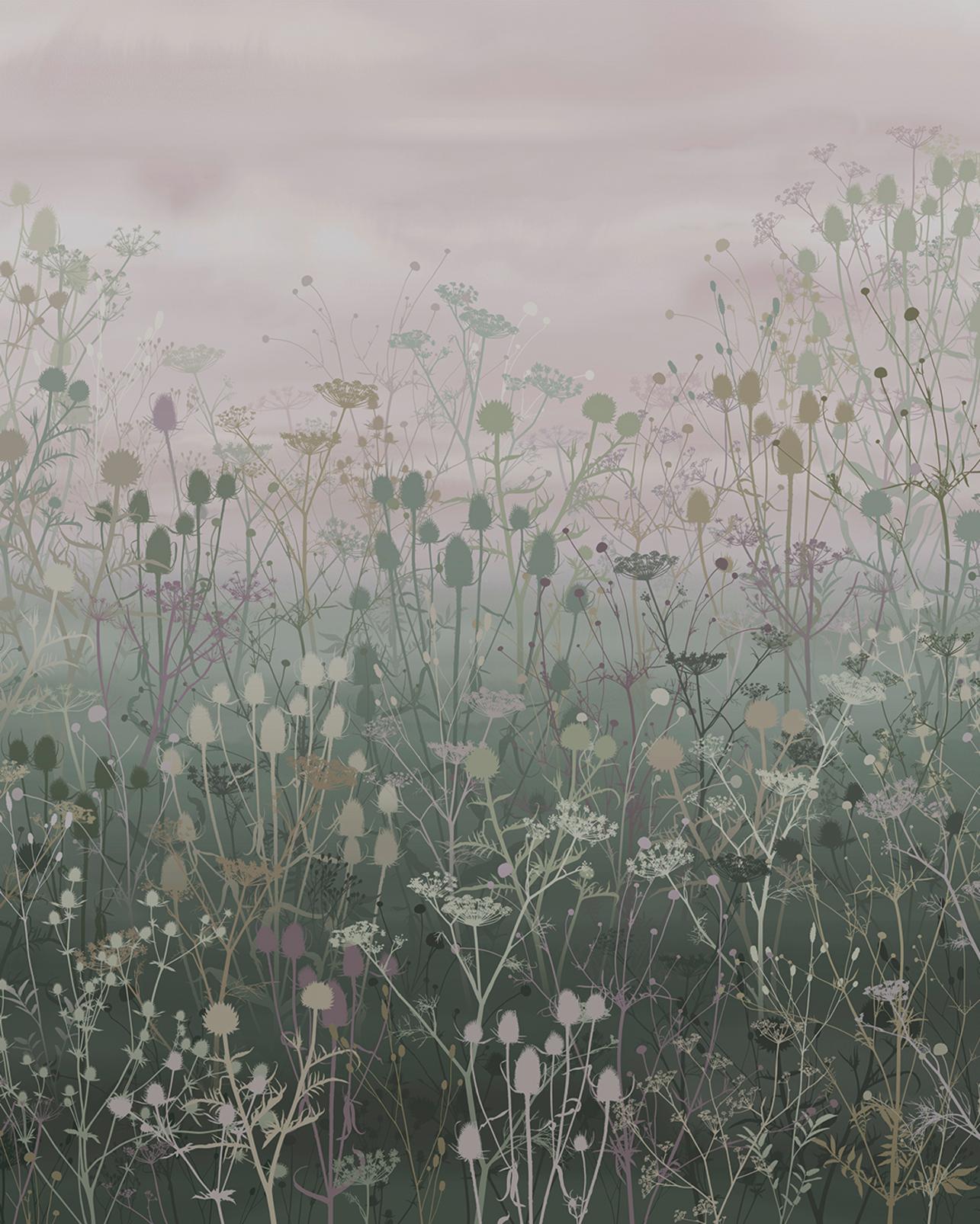 Tania's Garden Heather Bespoke Mural by Clarissa Hulse - 123639_TILE_TANIA'S GARDEN HEATHER.jpg