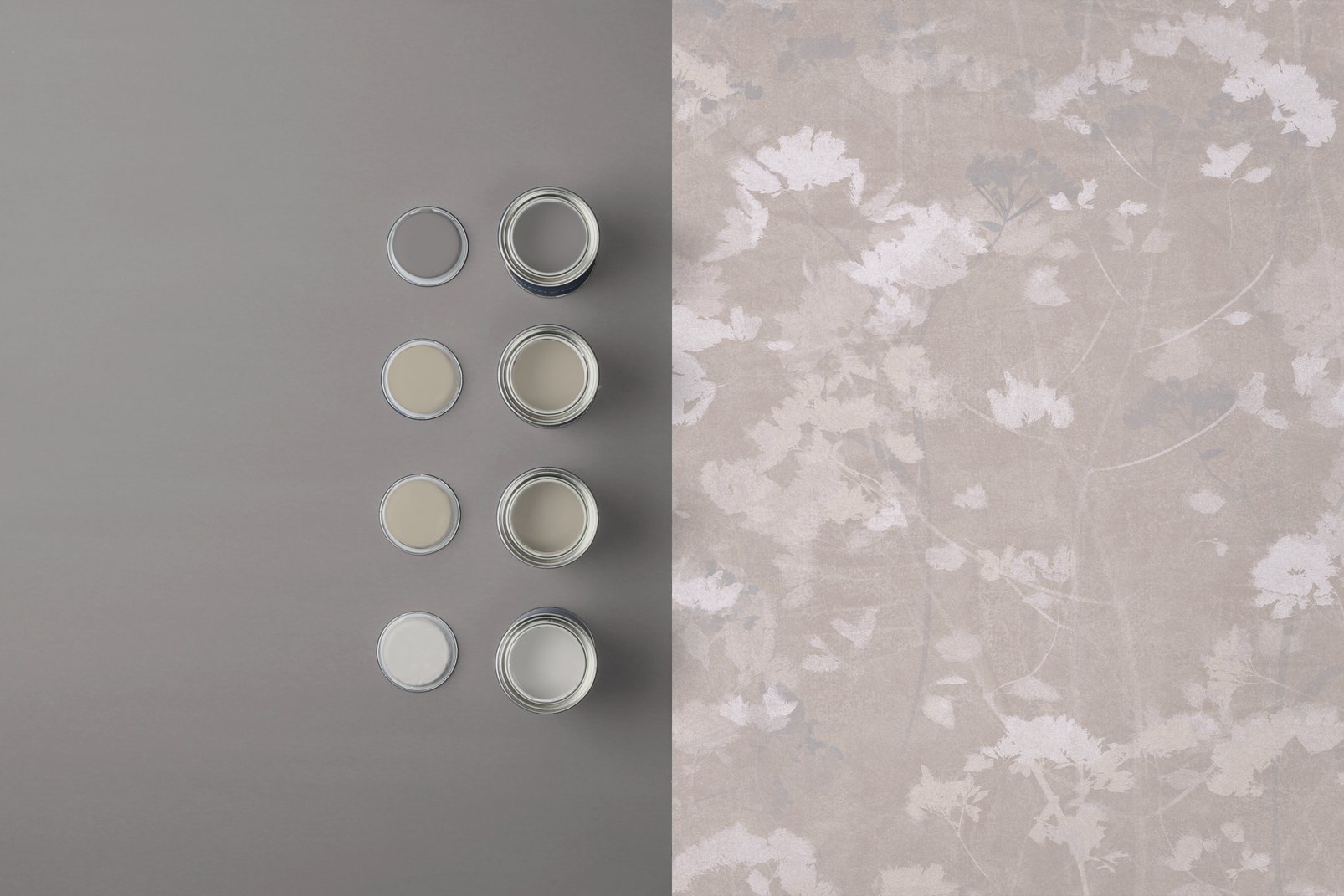 Flower Press Stone Wallpaper flatlay image