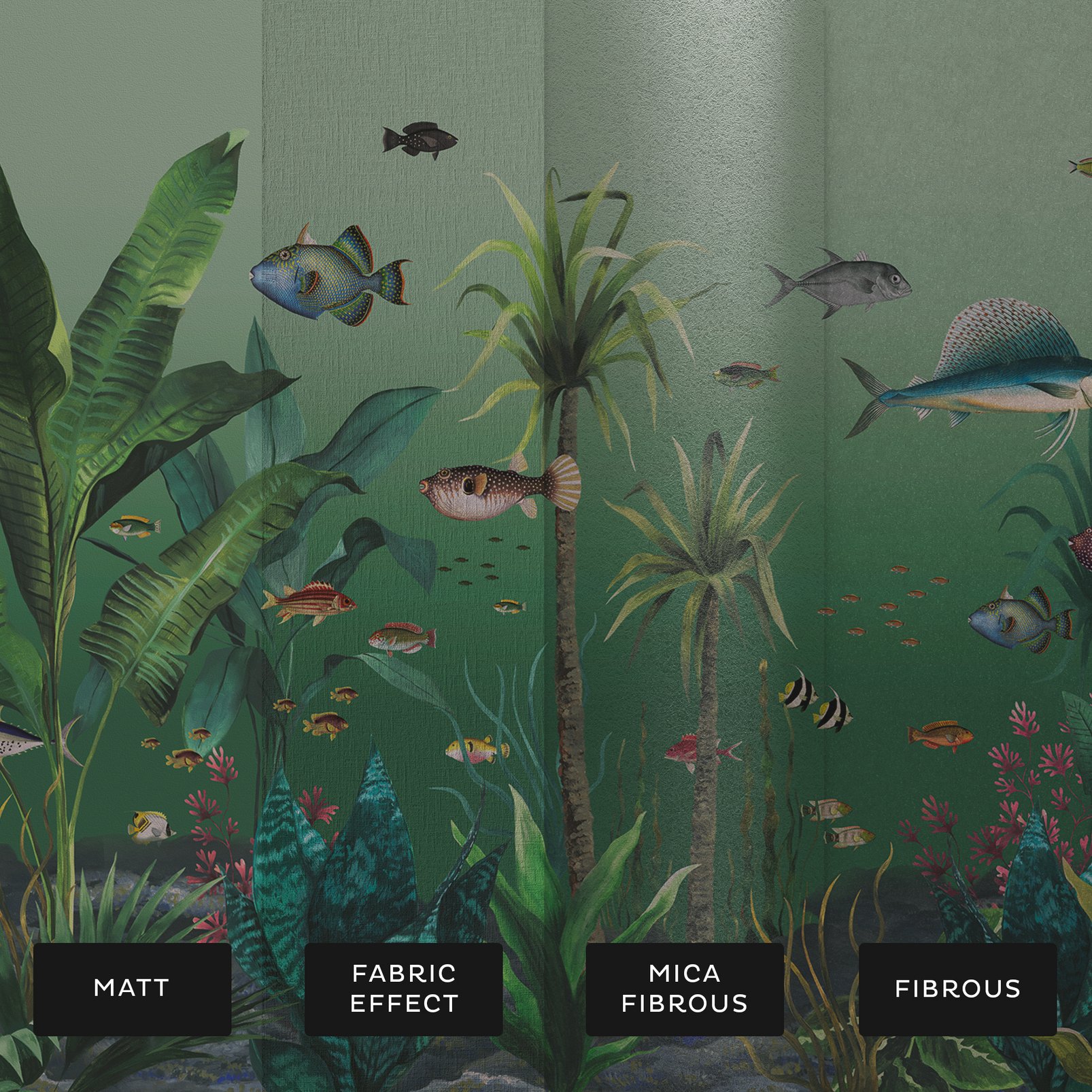 Technicolour Aquarium Green Bespoke Mural - 124712_SUBSTRATE_01.jpg