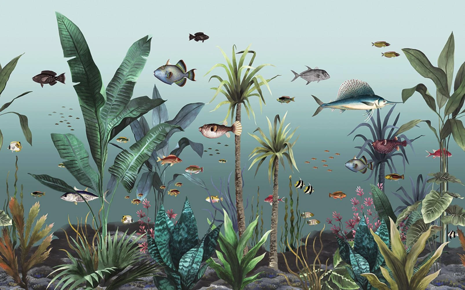 Technicolour Aquarium Duck Egg Bespoke Mural - 124720_MAINTILE_01.jpg