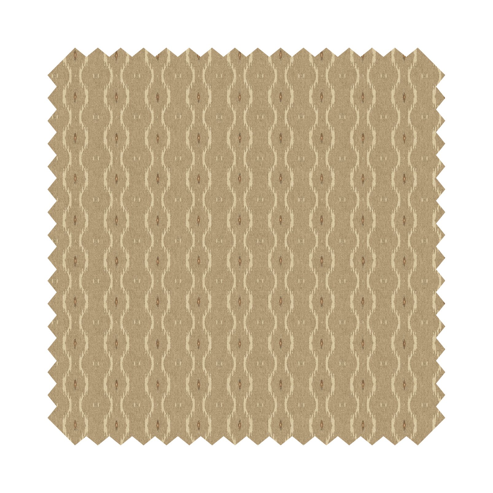 Rustic Ikat Toast Roman Blinds colour