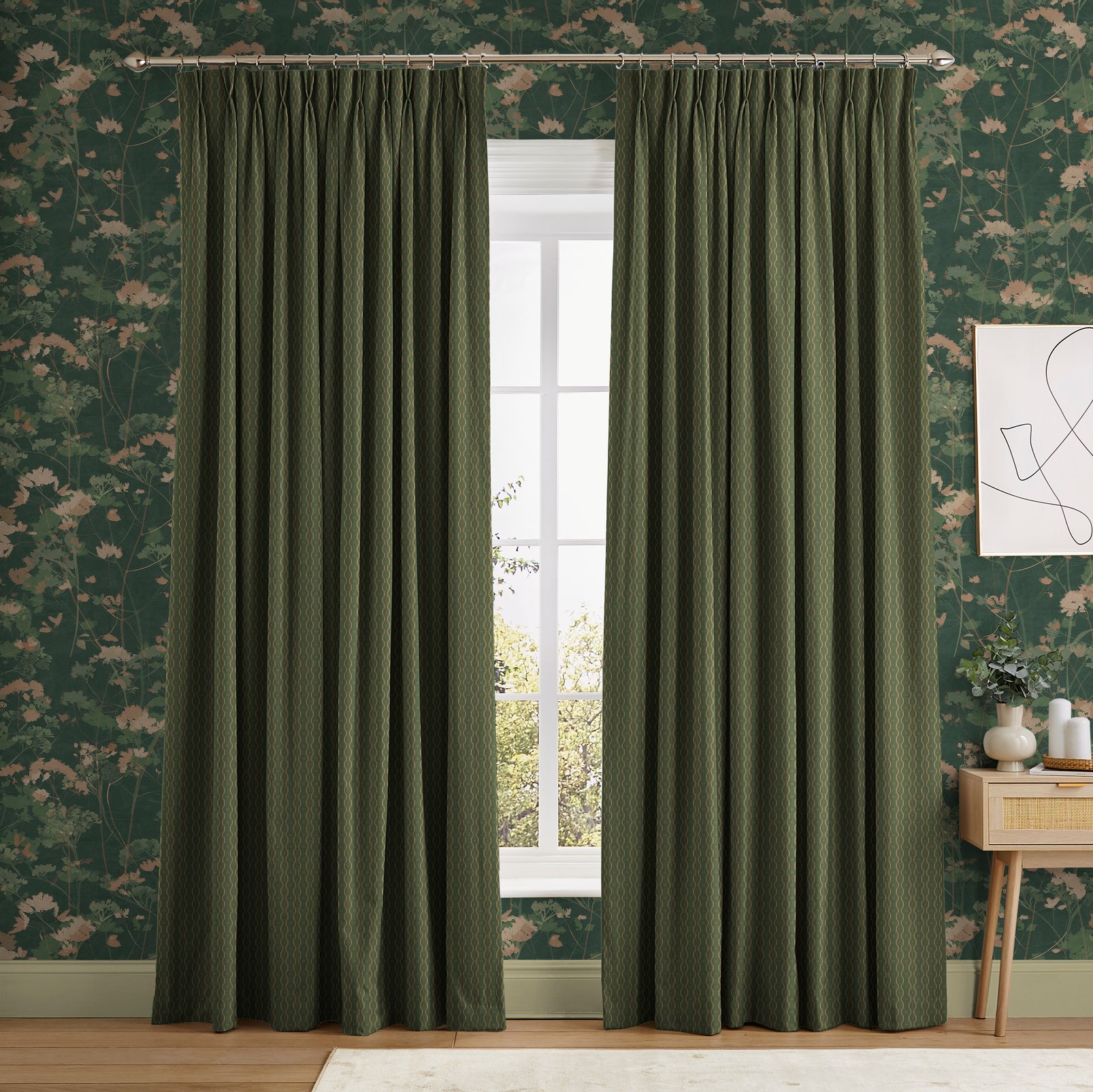 Rustic Ikat Emerald Curtains - 124161cur_ROOMSET_RUSTIC IKAT EMERALD CURTAINS__01.jpg