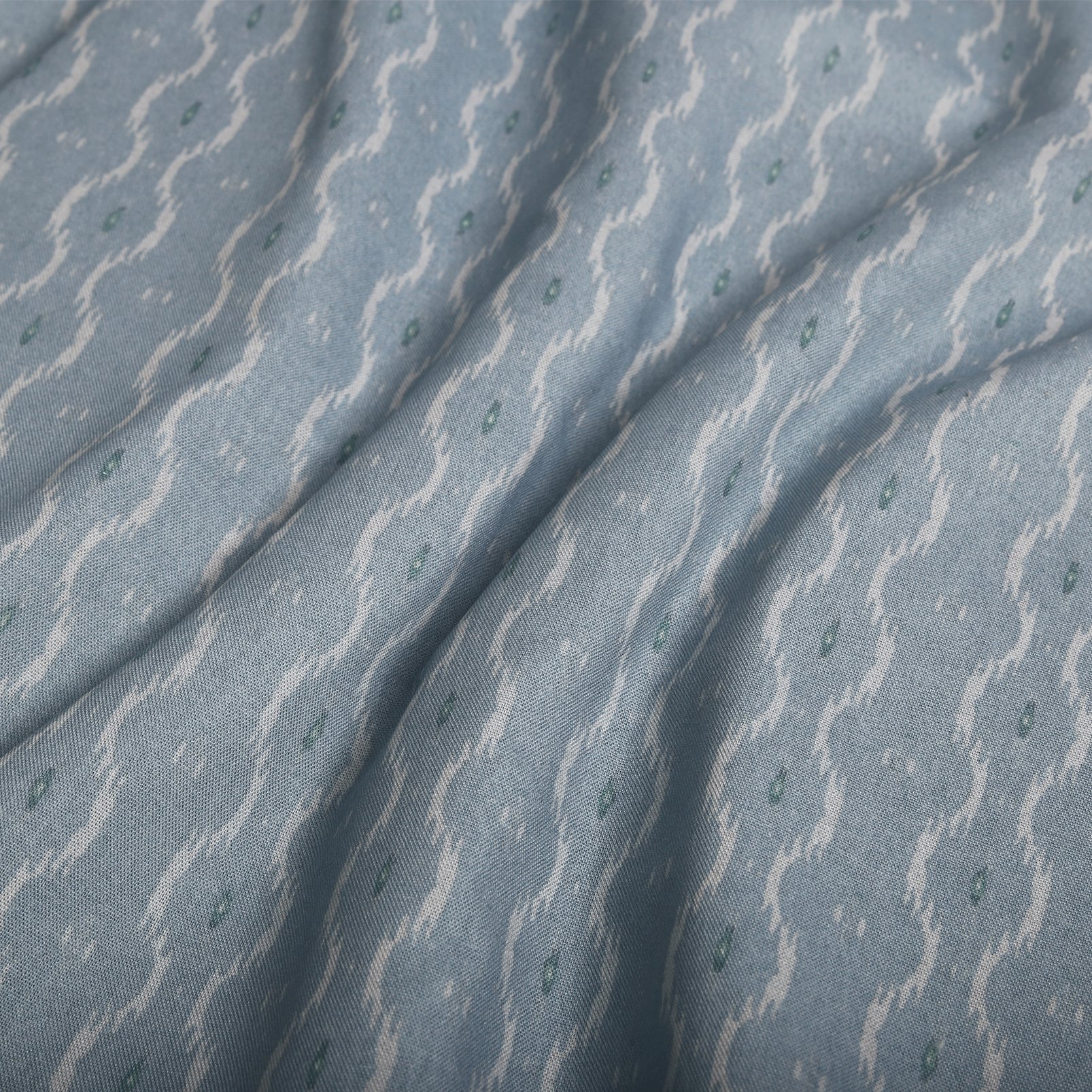 Rustic Ikat Breathe Roman Blinds fabric close up image