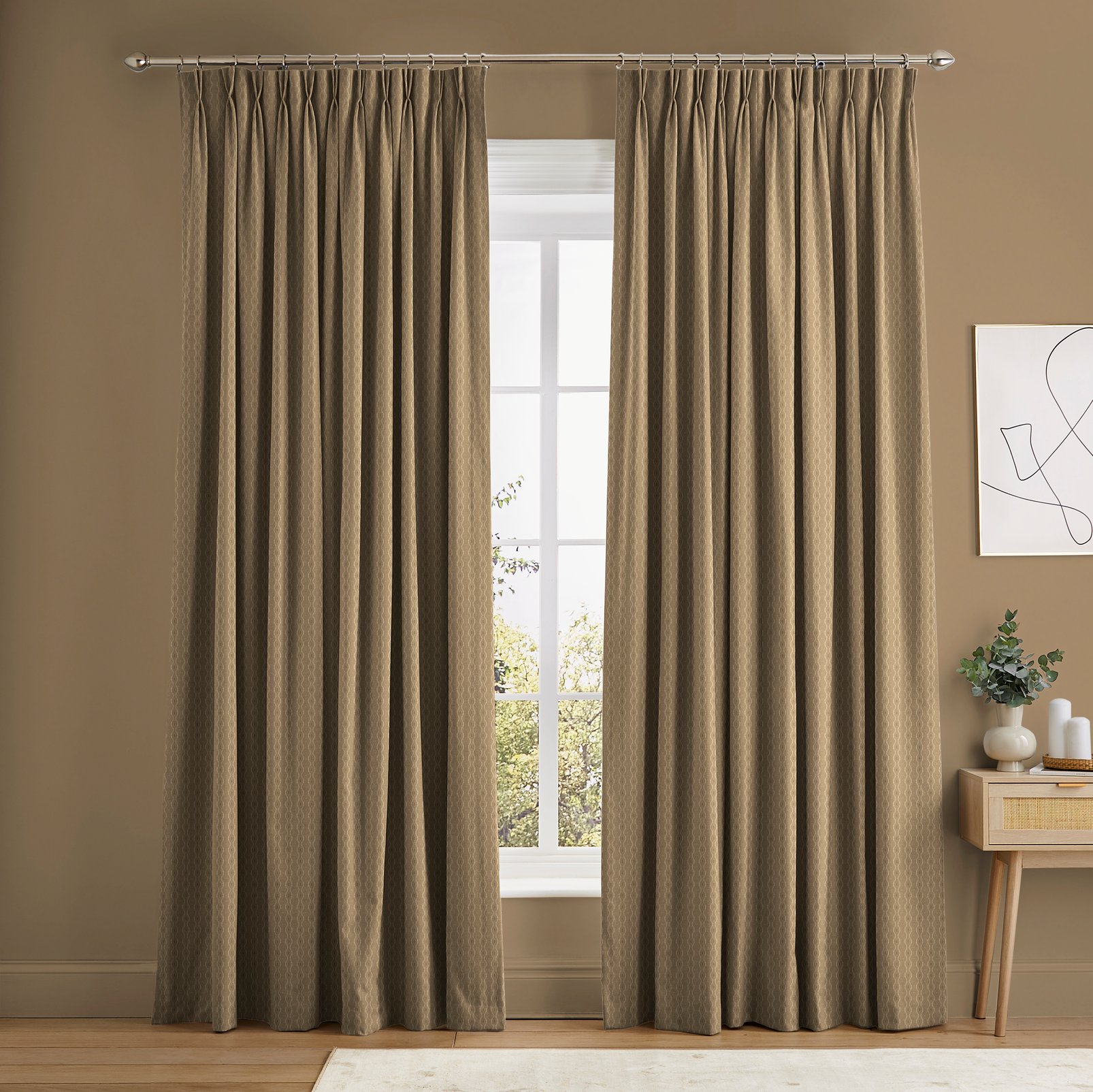 Rustic Ikat Toast Curtains - 124157cur_ROOMSET_01.jpg