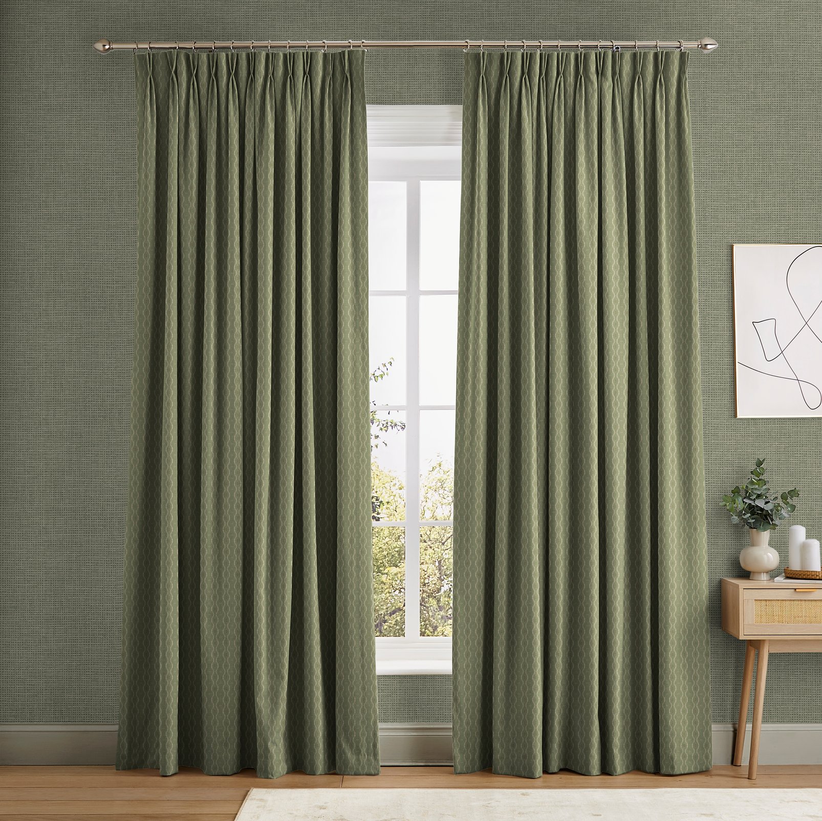 Rustic Ikat Sage Curtains - 124153cur_ROOMSET_RUSTIC IKAT SAGE CURTAINS__01.jpg