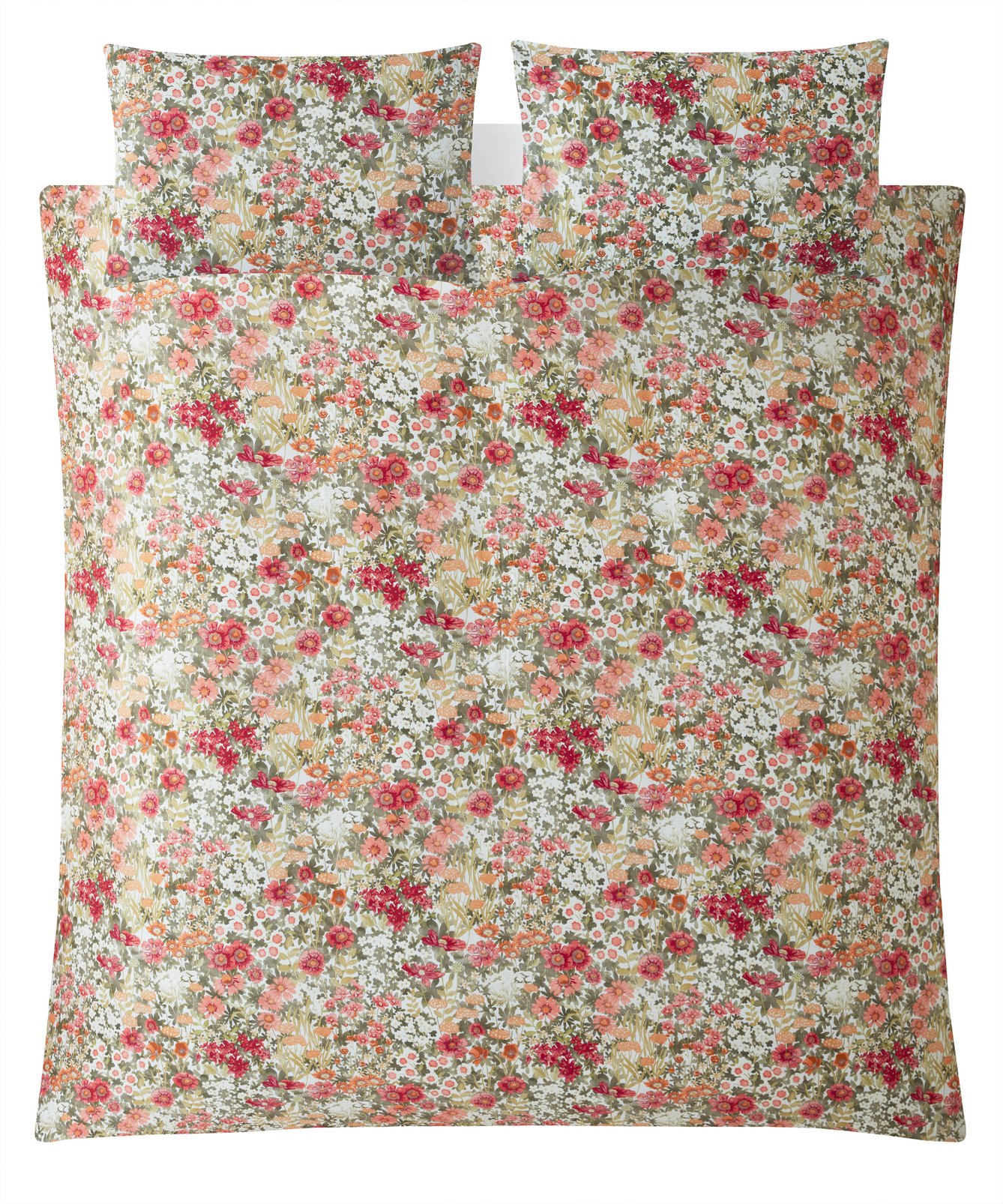 Wallflower Night Garden Black Duvet Cover Set flatlay image