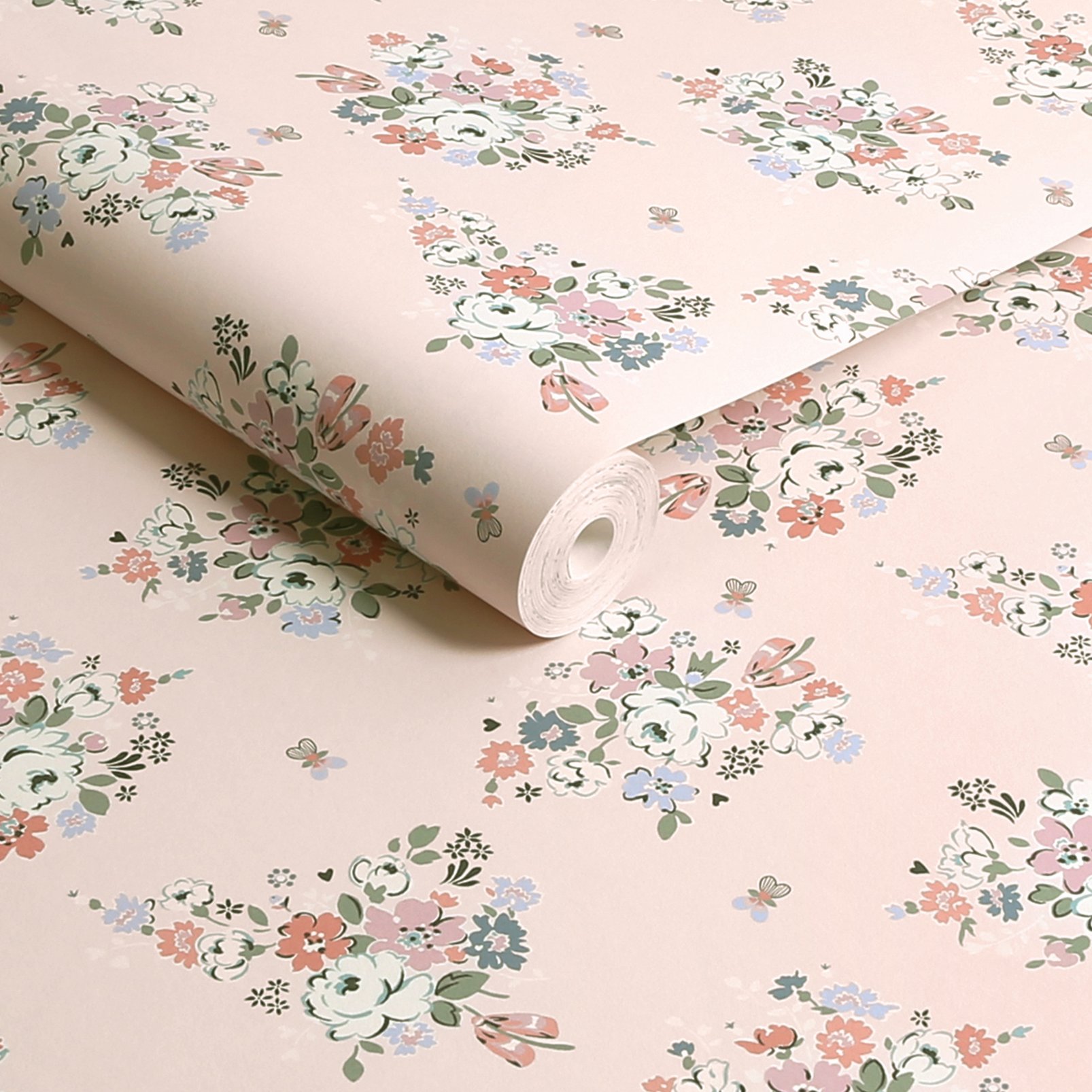 Cath Kidston Clifton Floral Pink Wallpaper - 125508_ROLLSHOT_CLIFTON FLORAL PINK_01.jpg
