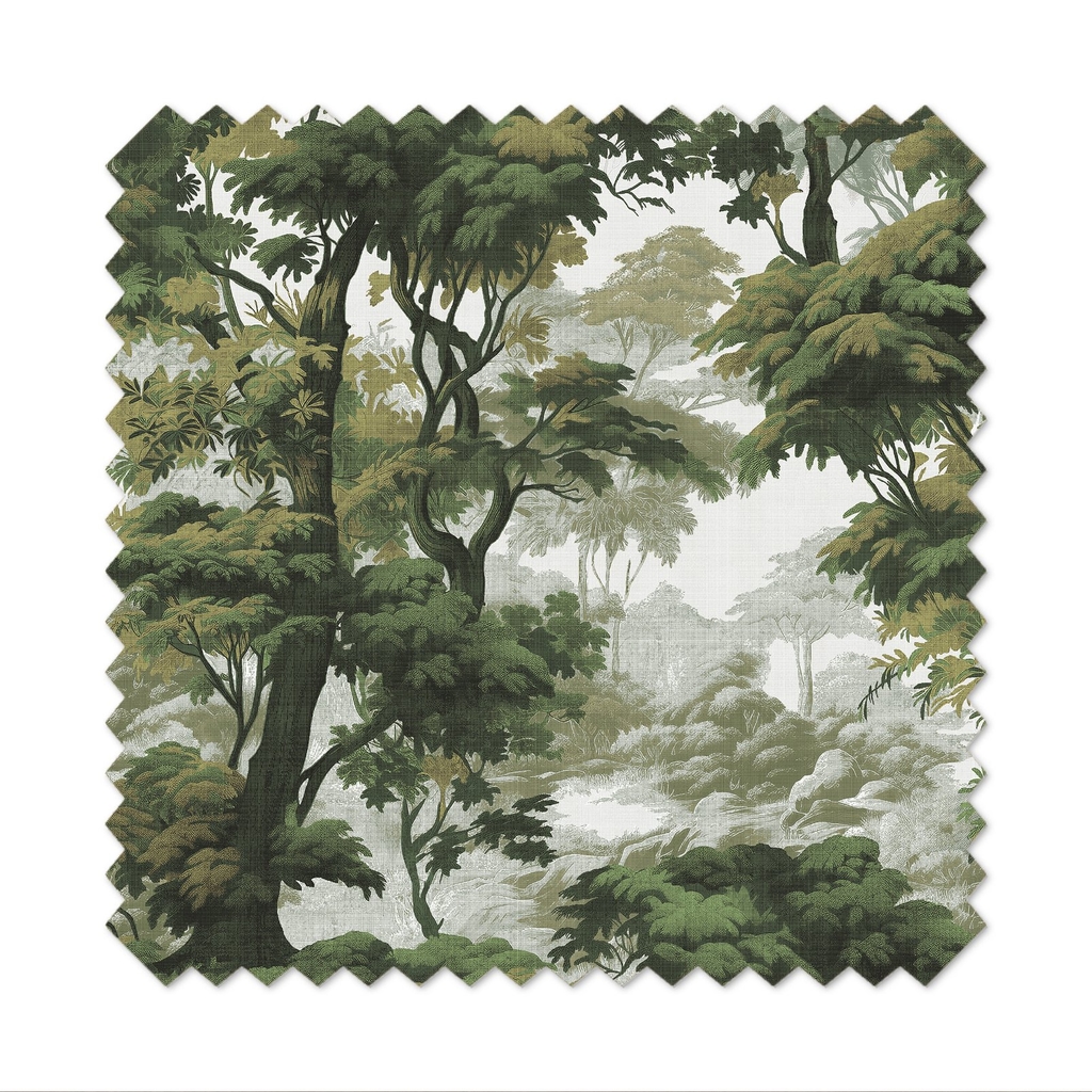 Bobart's Garden Lush Green Roman Blind colour