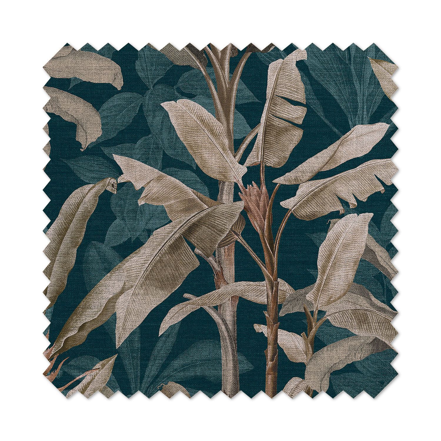 Borneo Teal Roller Blind