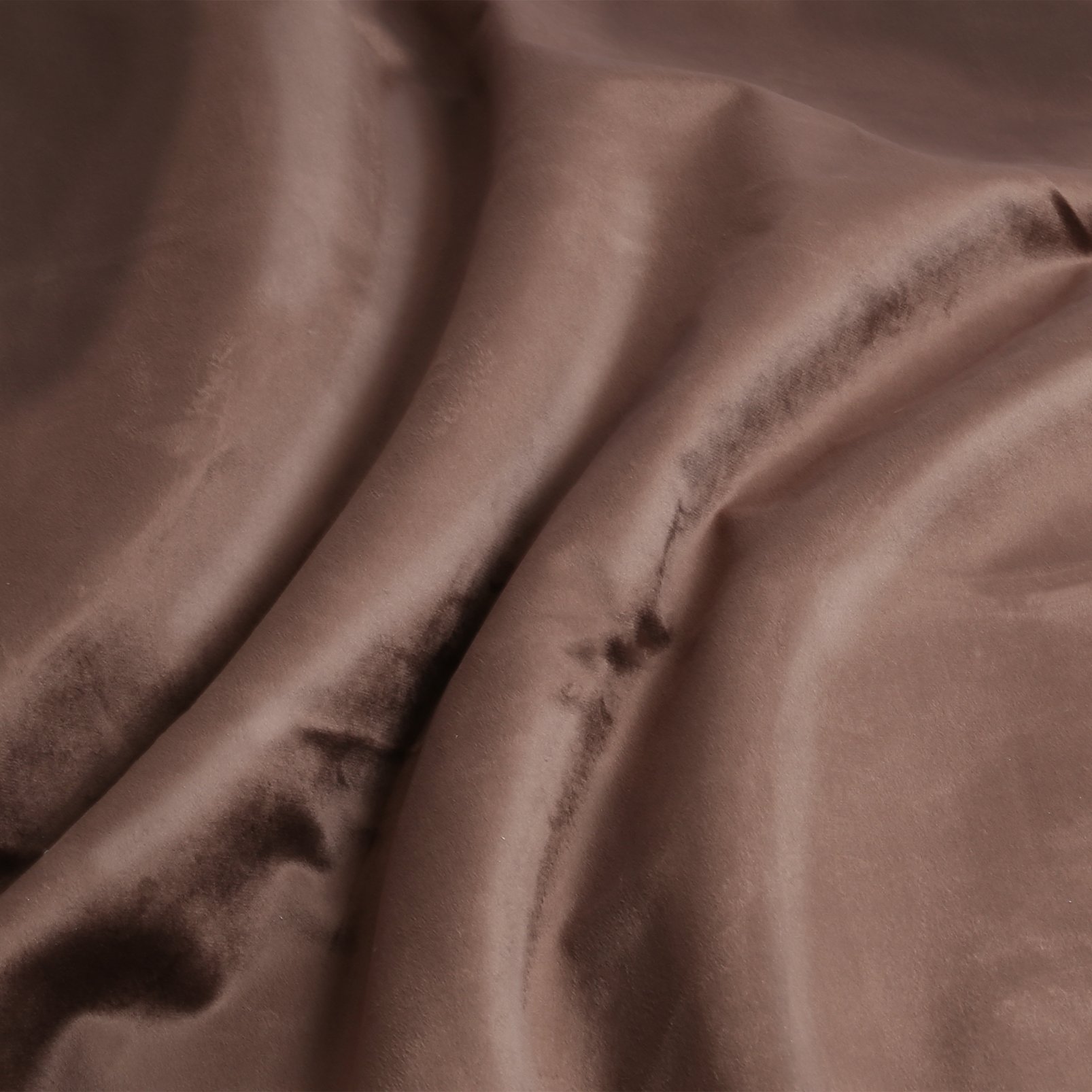 Opulence Cocoa Noir Curtain fabric close up image