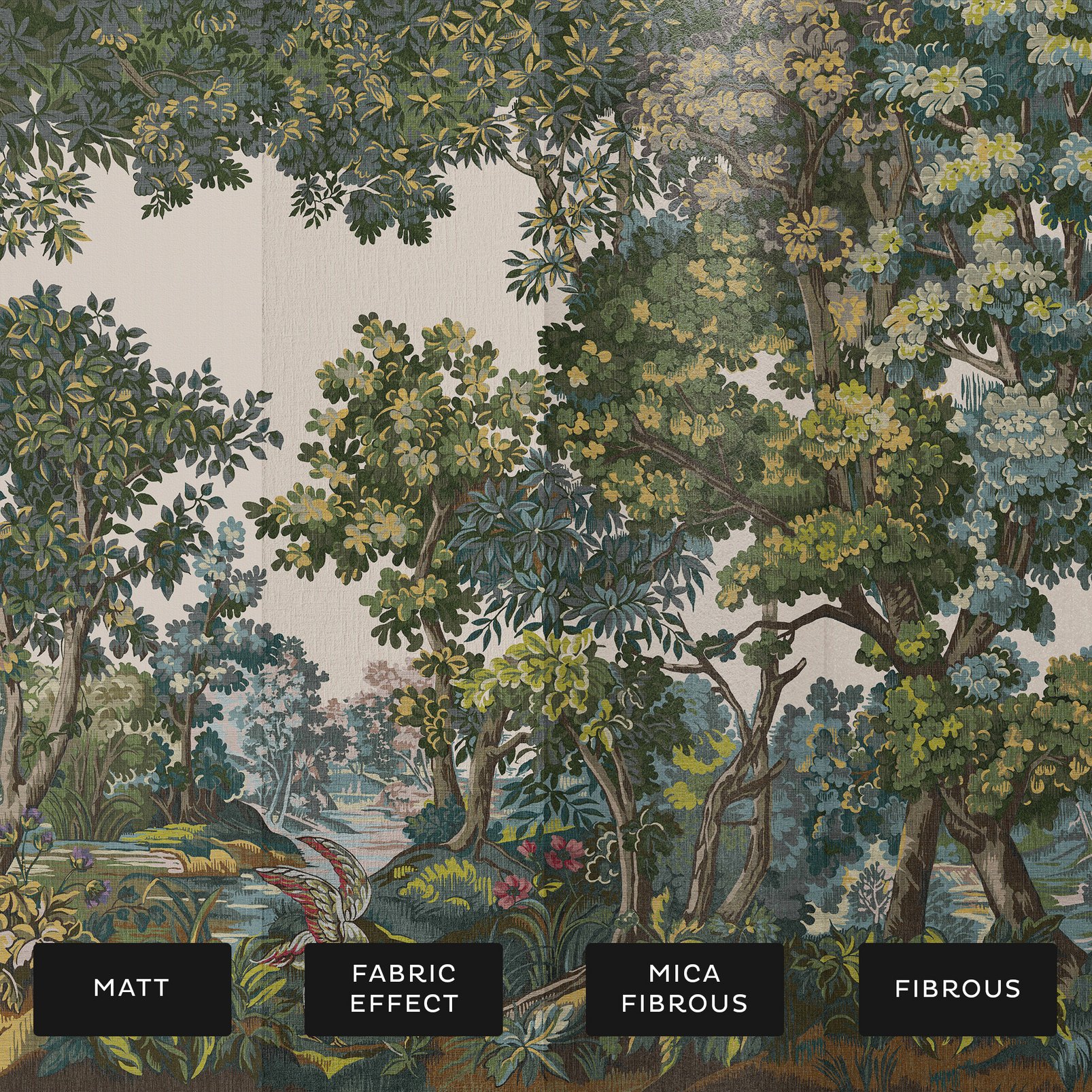 Bodenham Heritage Green Bespoke Mural substrate information