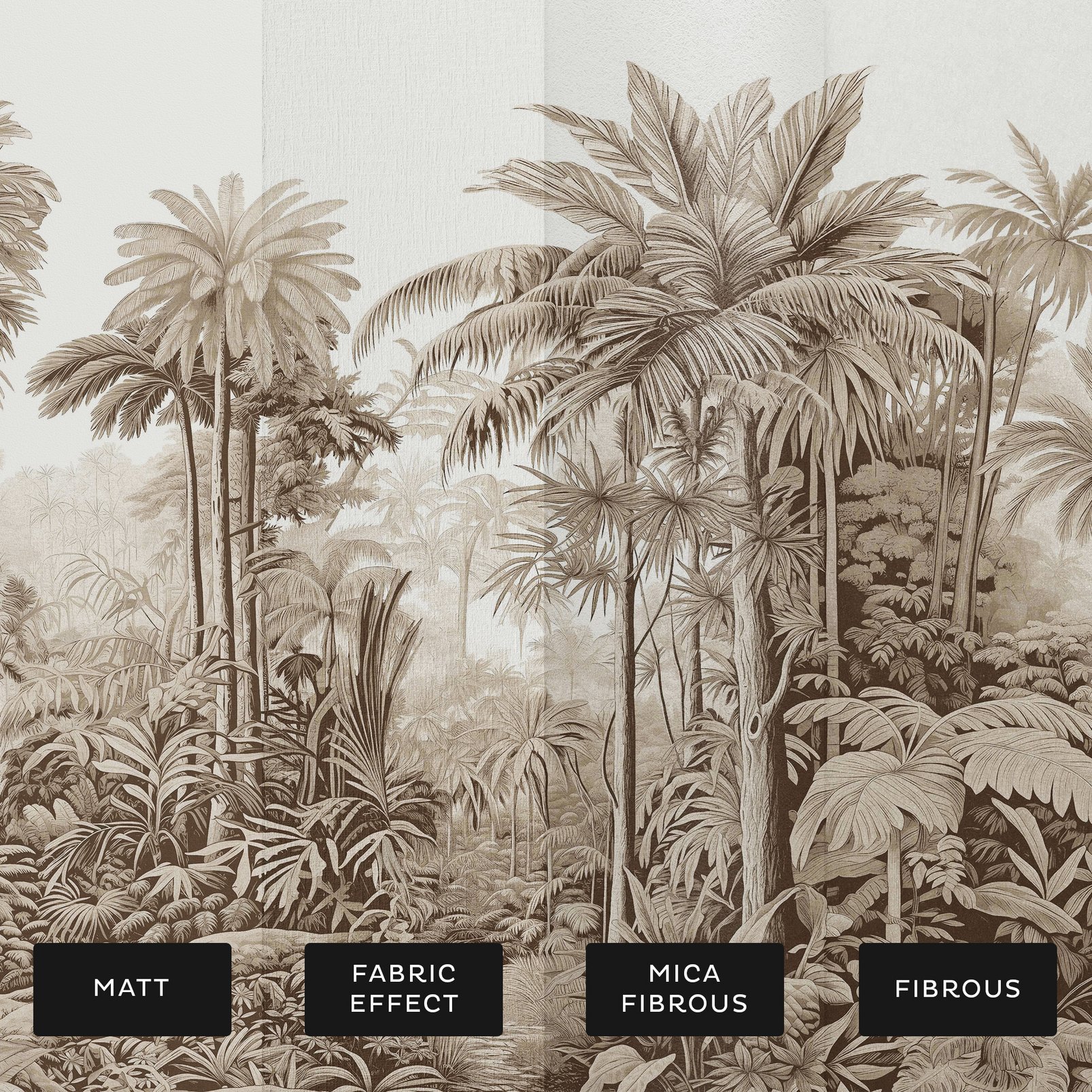 Benmore Ridge Sepia Bespoke Mural substrate information