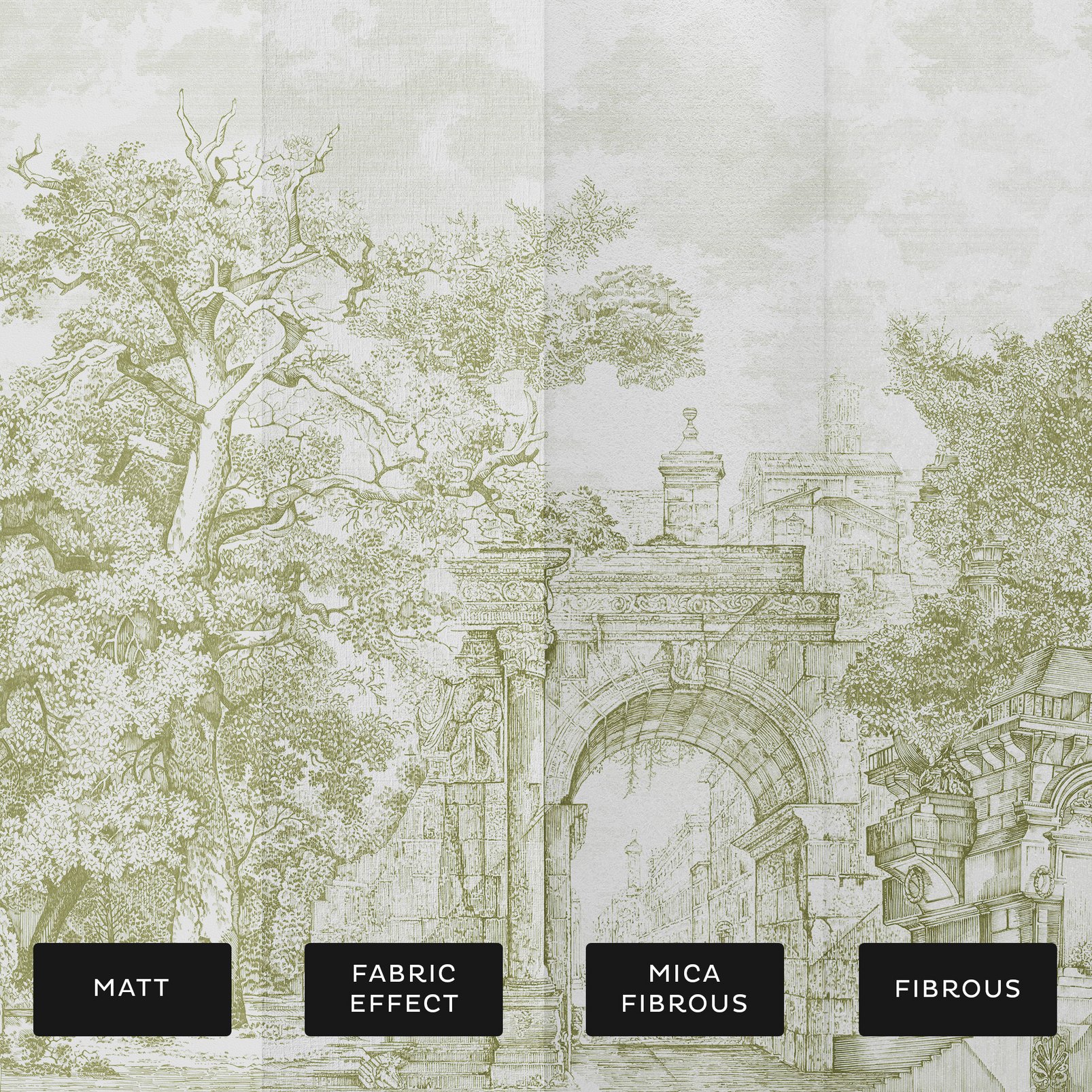 Rivington Folly Whirl Bespoke Mural substrate information