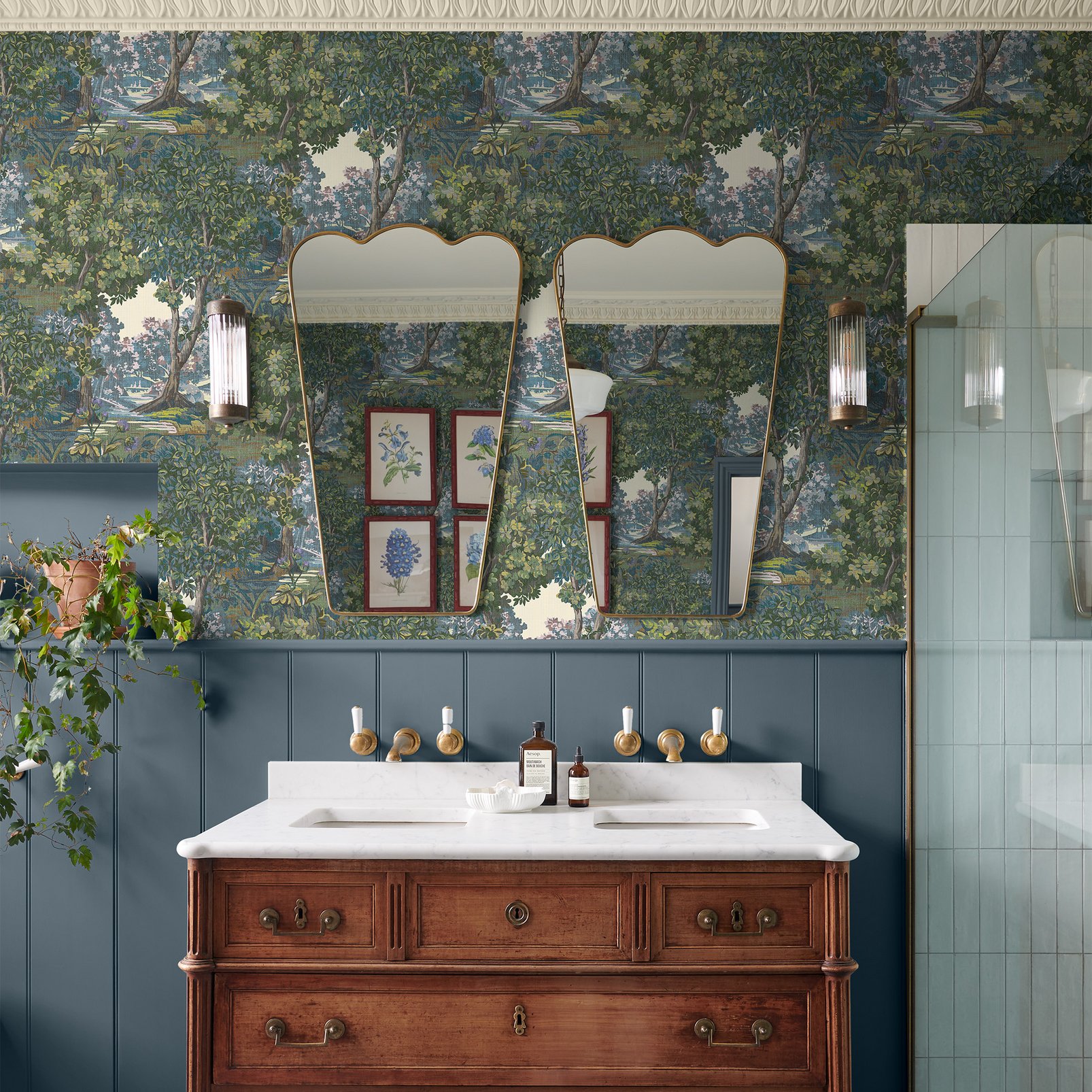 Bodenham Heritage Green Wallpaper - 127901_ROOMSET_01.jpg