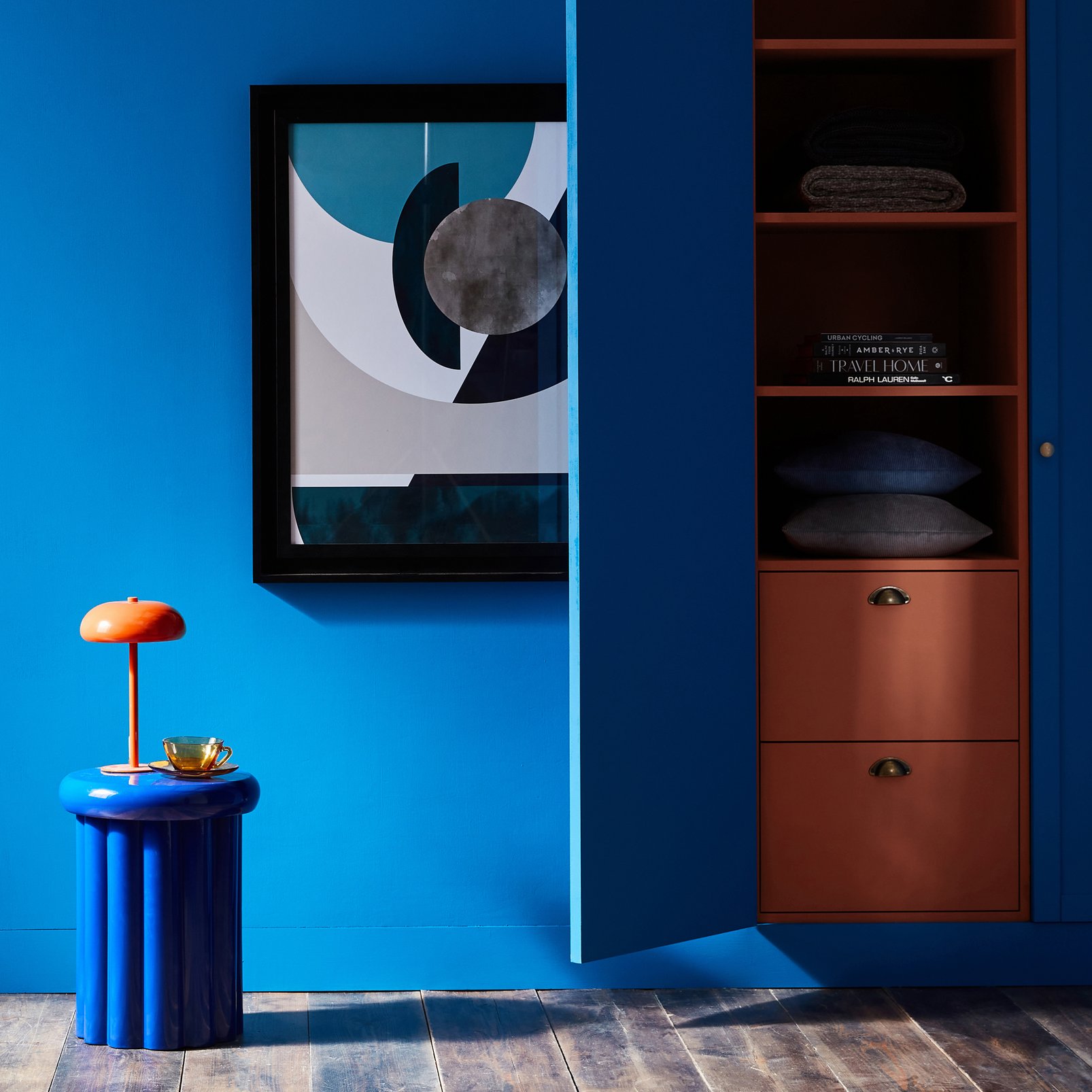 Kasbah Blue Paint in a Roomset