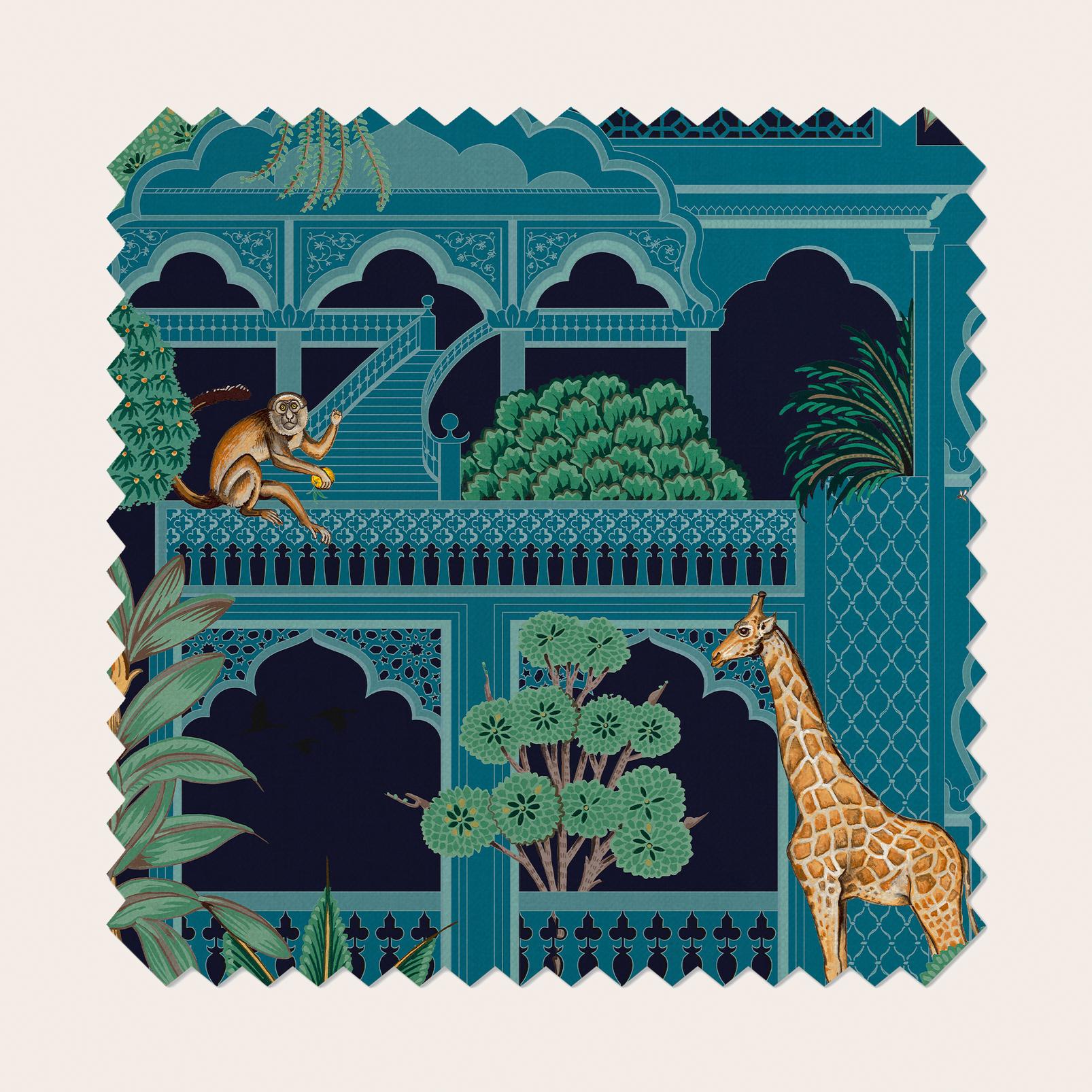 Animahal Navy Roller Blind - 120030rol_TILE_01.jpg