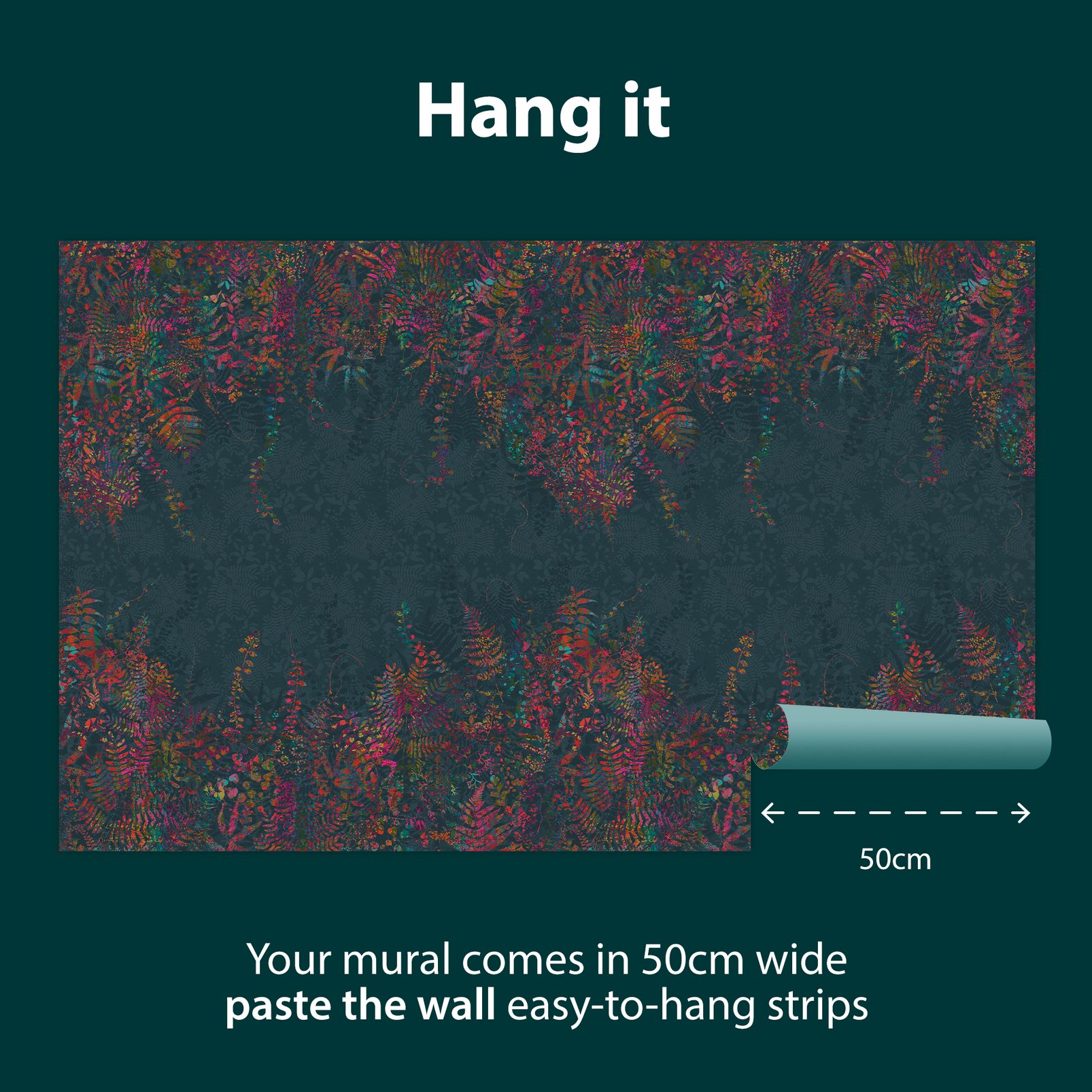 Cascading Kaleidoscope Rainbow Bespoke Mural by Clarissa Hulse - 129952_INFO_CASCADING KALEIDOSCOPE RAINBOW DUBAI_02.jpg