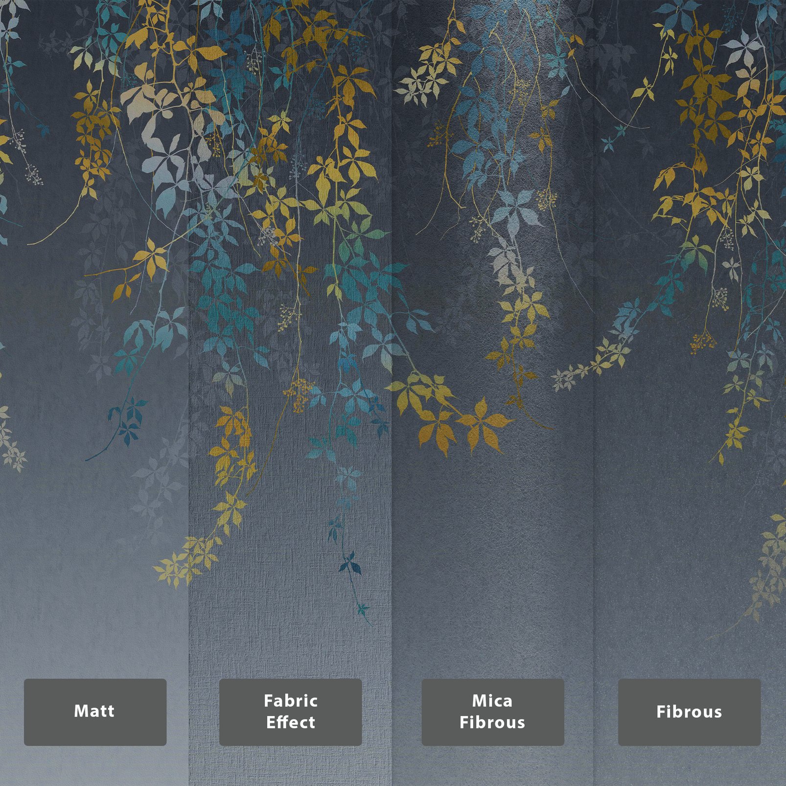 Virginia Creeper Indigo Bespoke Mural by Clarissa Hulse - 130015_SUBSTRATE_VIRGINIA CREEPER INDIGO_01.jpg