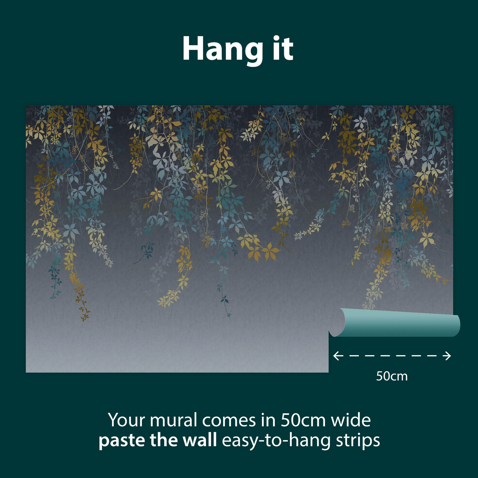 Virginia Creeper Indigo Bespoke Mural by Clarissa Hulse - 130015_INFO_VIRGINIA CREEPER INDIGO_02.jpg