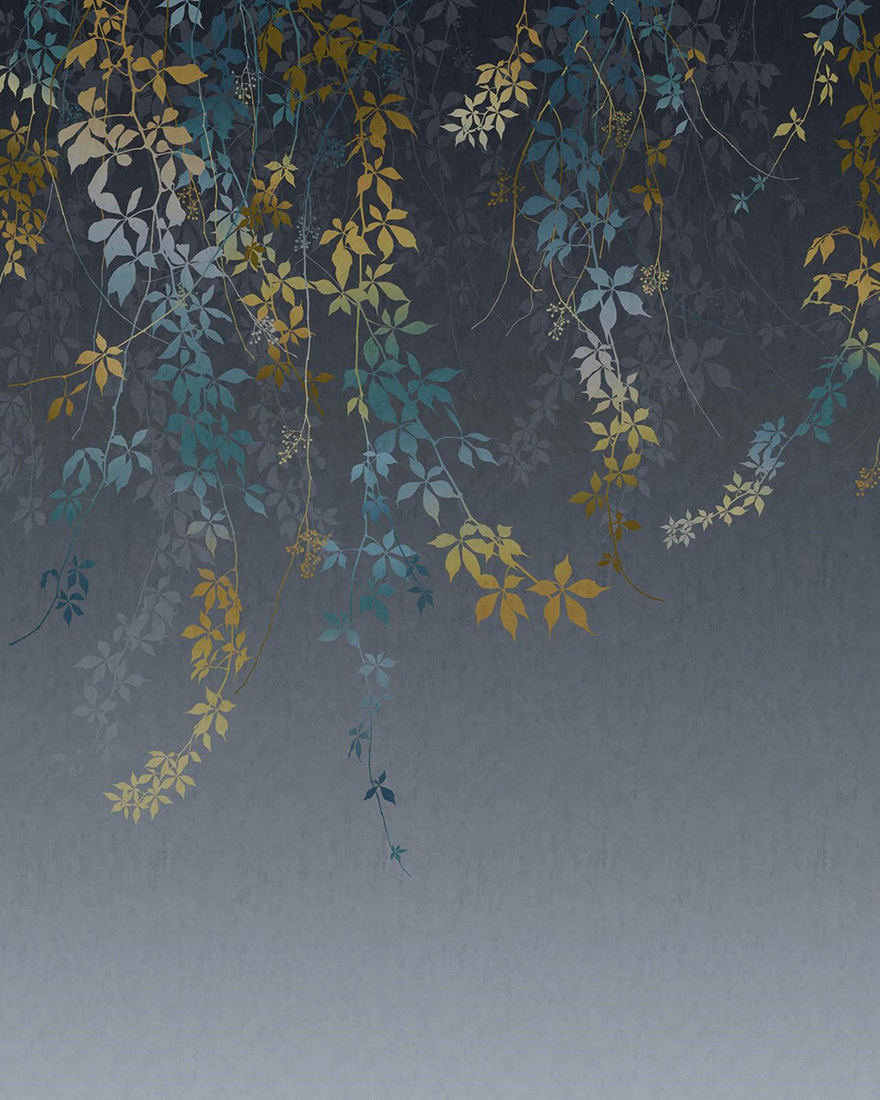 Virginia Creeper Indigo Bespoke Mural by Clarissa Hulse - 130015_TILE_VIRGINIA CREEPER INDIGO_01.jpg