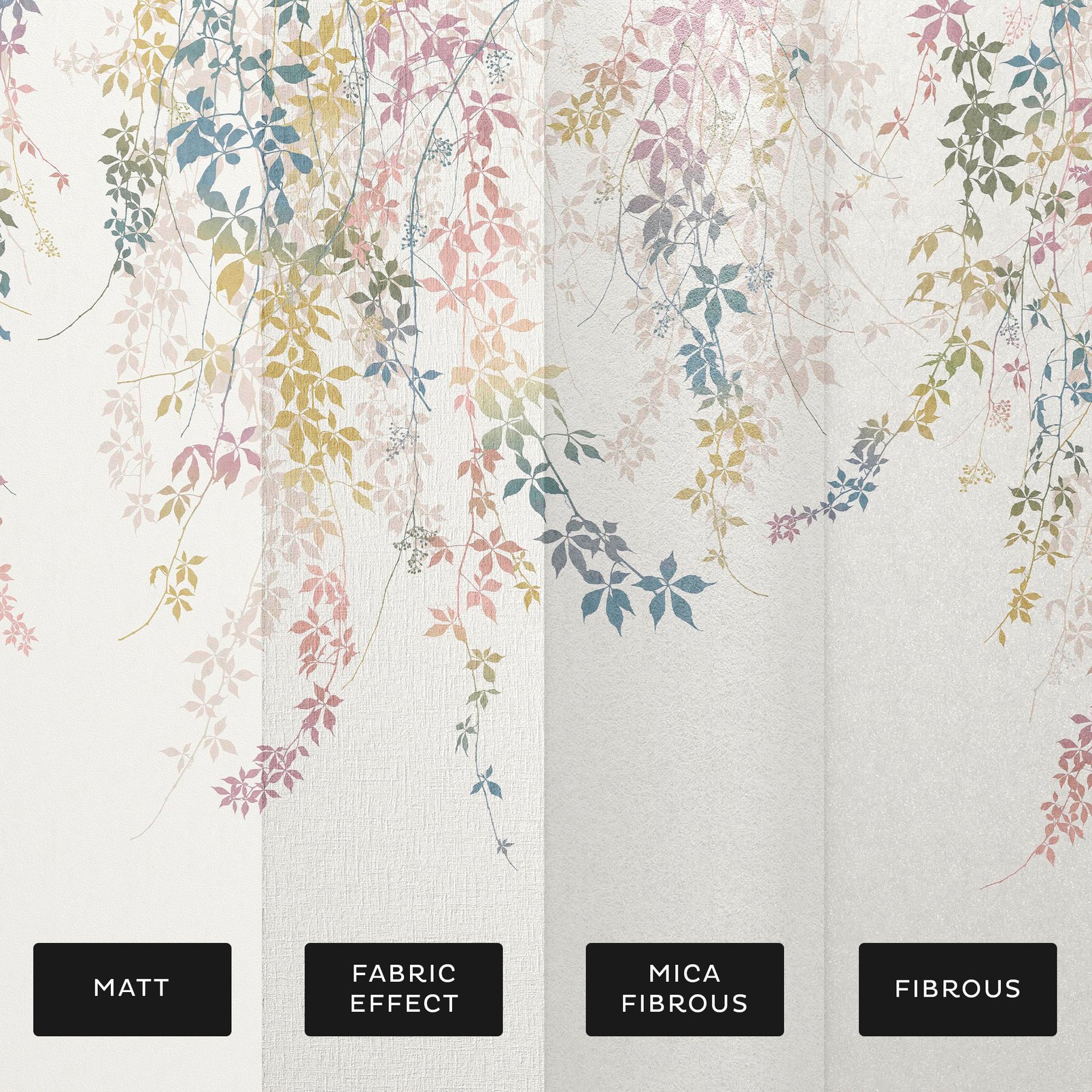 Virginia Creeper Opal Bespoke Mural substrate information