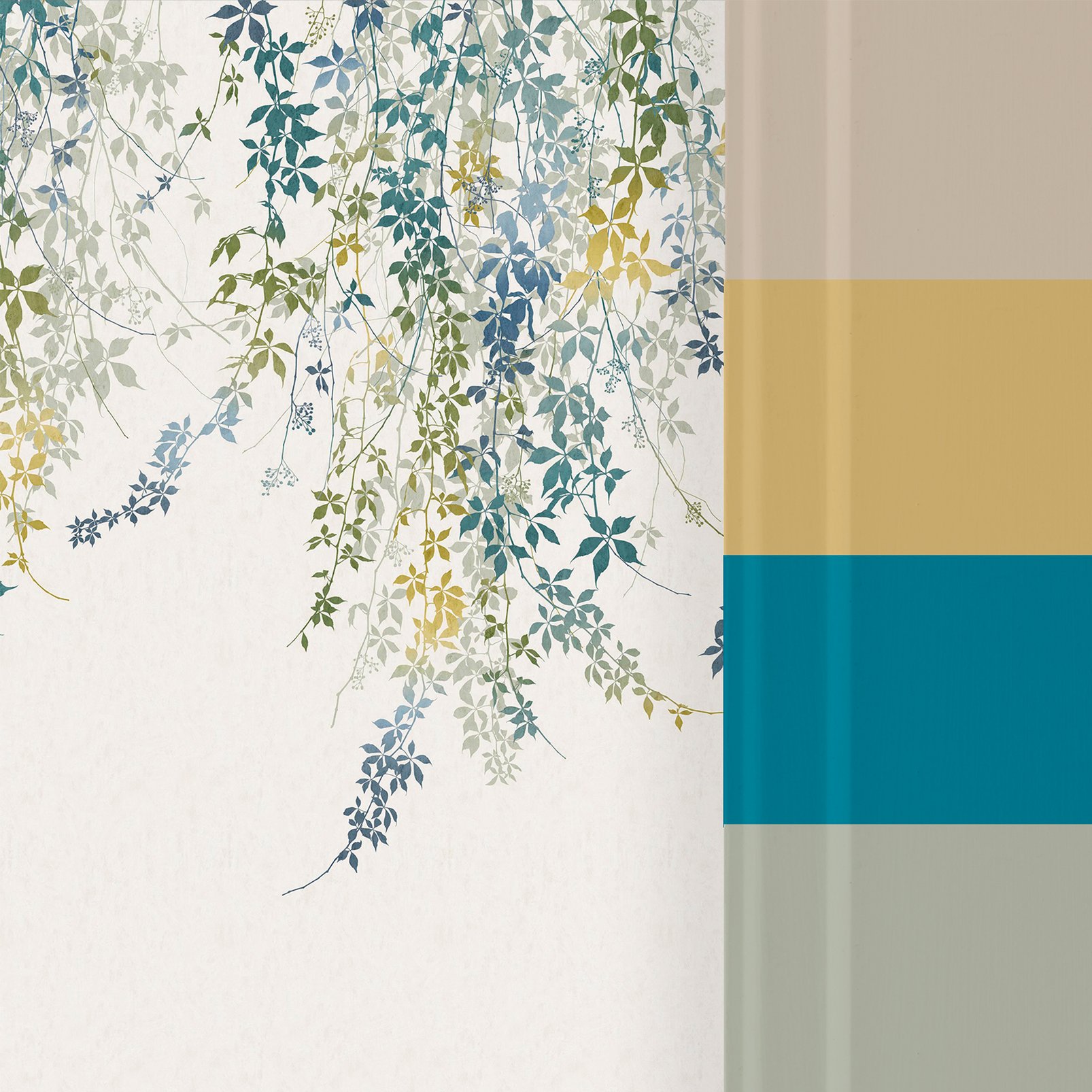 Virginia Creeper Spring Bespoke Mural by Clarissa Hulse. - 130006_FLATLAY_VIRGINIA CREEPER SPRING_01.jpg