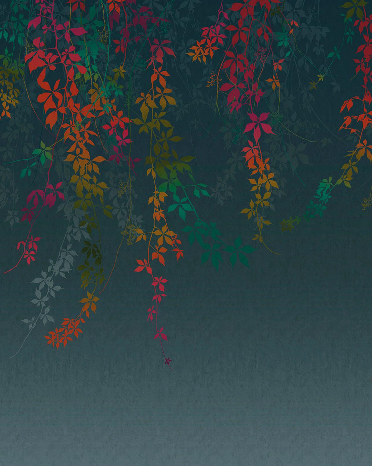 Virginia Creeper Rainbow Bespoke Mural by Clarissa Hulse - 130033FXST_TILE_VIRGINIA CREEPER RAINBOW_01.jpg