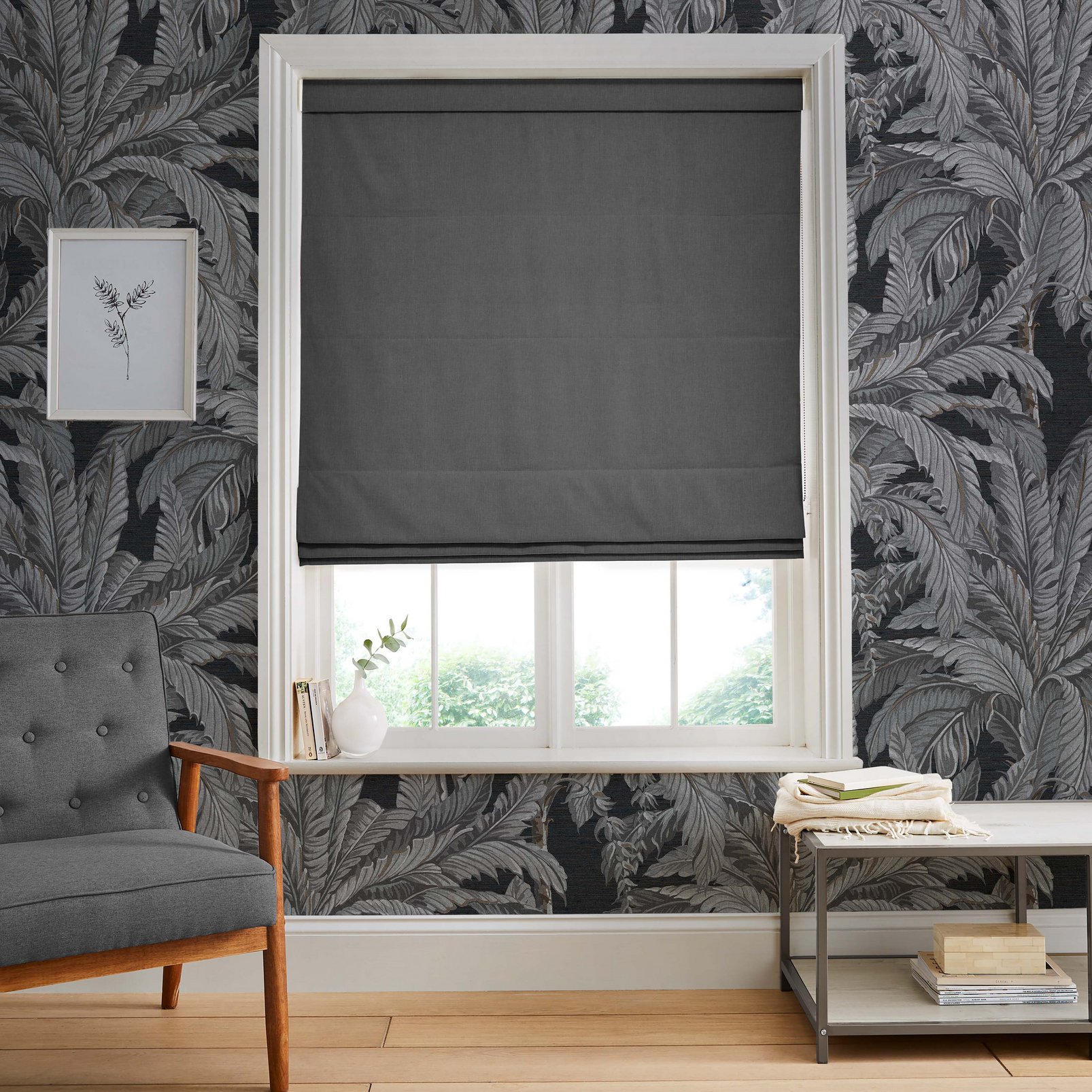 Linum Deep Grey Roman Blind - 116136rom_ROOMSET_01.jpg