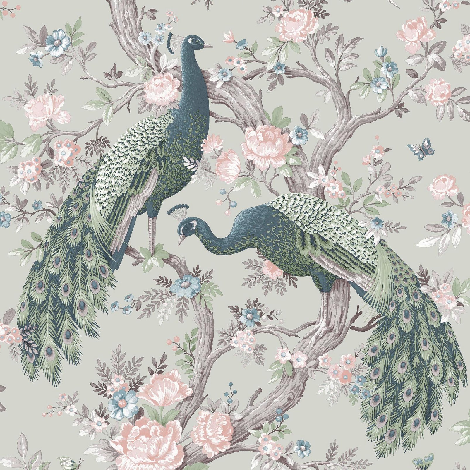 Laura Ashley Belvedere Sage Green Wallpaper - 130113_TILE_BELVEDERE SAGE GREEN_01.jpg