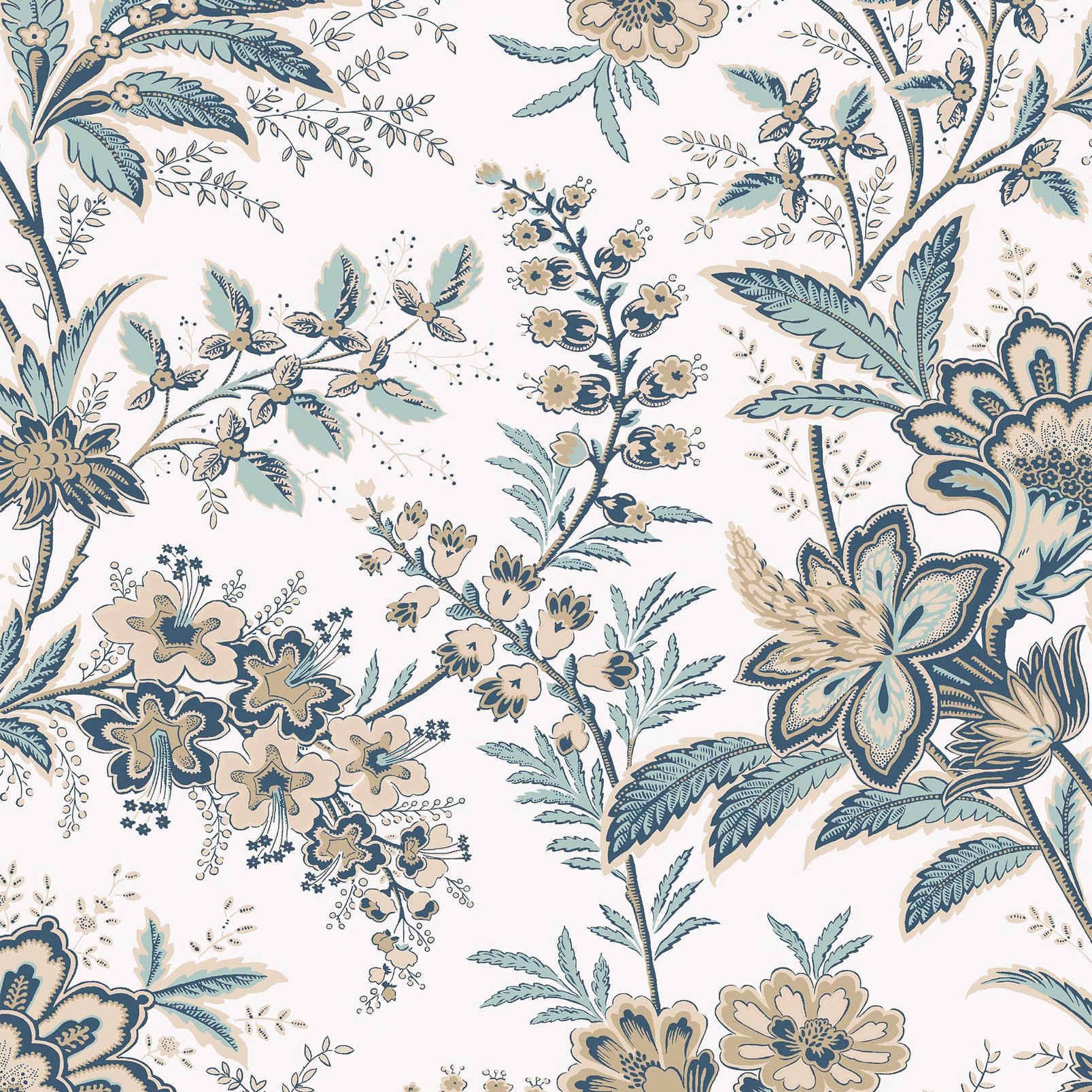 Laura Ashley Marlbrook Pale Linen Wallpaper - 130098_TILE_MARLBROOK PALE LINEN_01.jpg