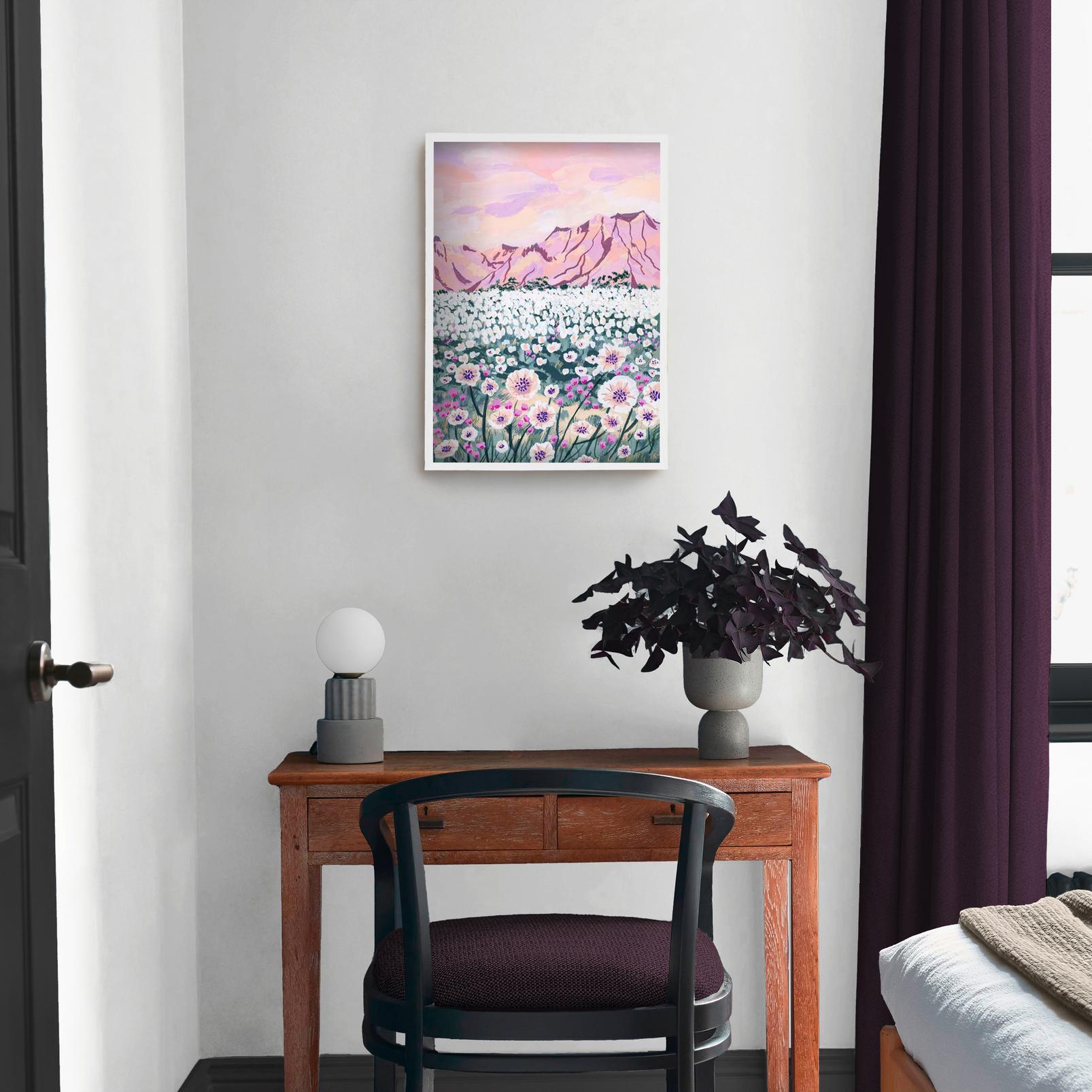 Pink Meadows Multicolour Wall Art - 135110_CAMEO_1.jpg