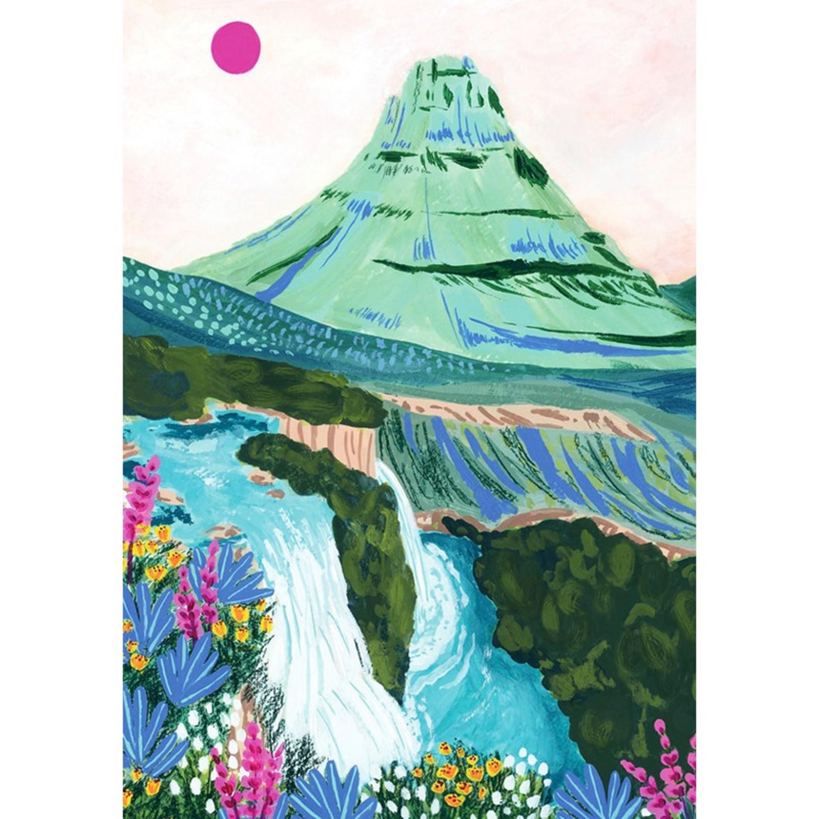 Painterly Kirkjufell Multicolour Wall Art - 135275_TILE_01.jpg