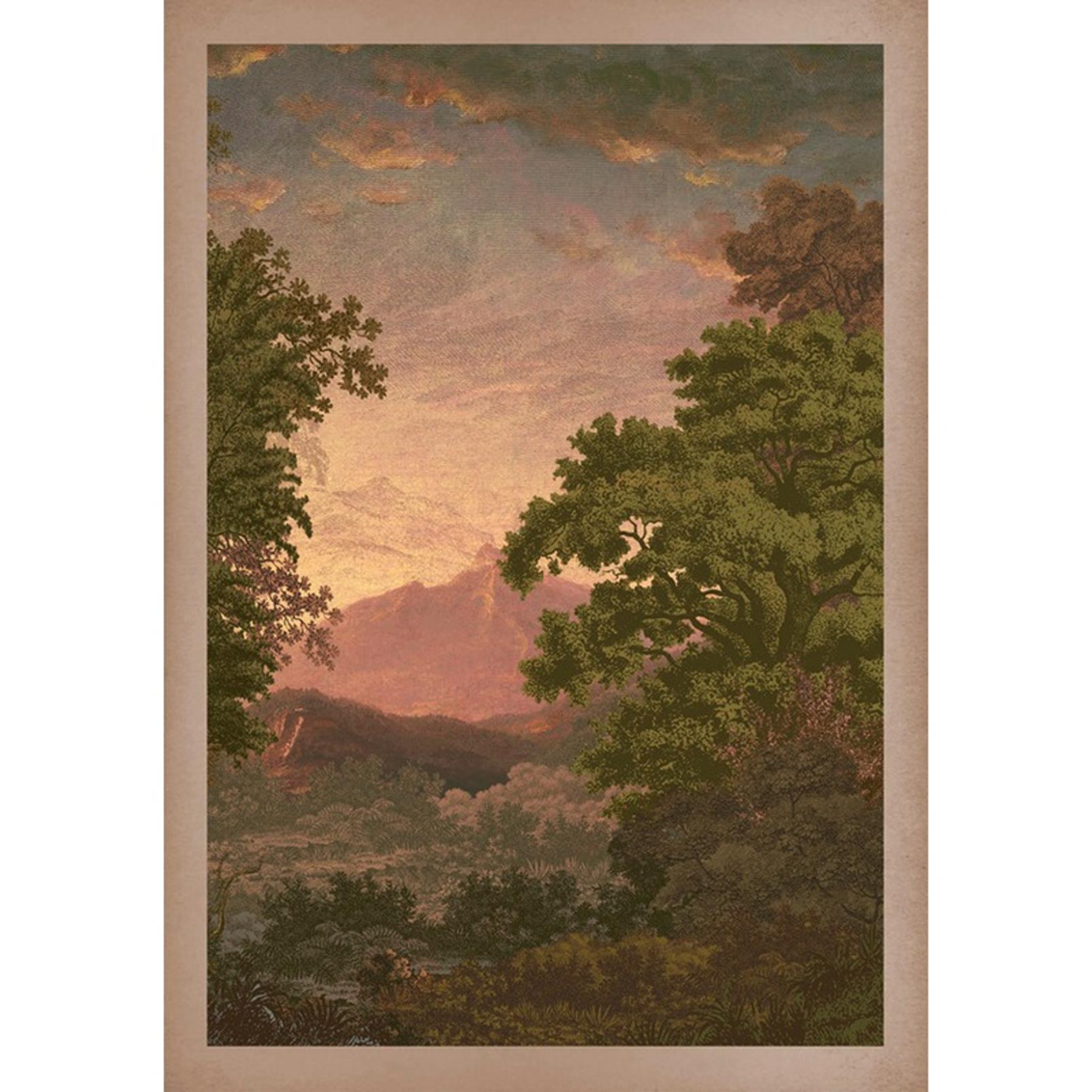 Sketch Forest Sunset Multicolour Wall Art - 133592_TILE_01.jpg