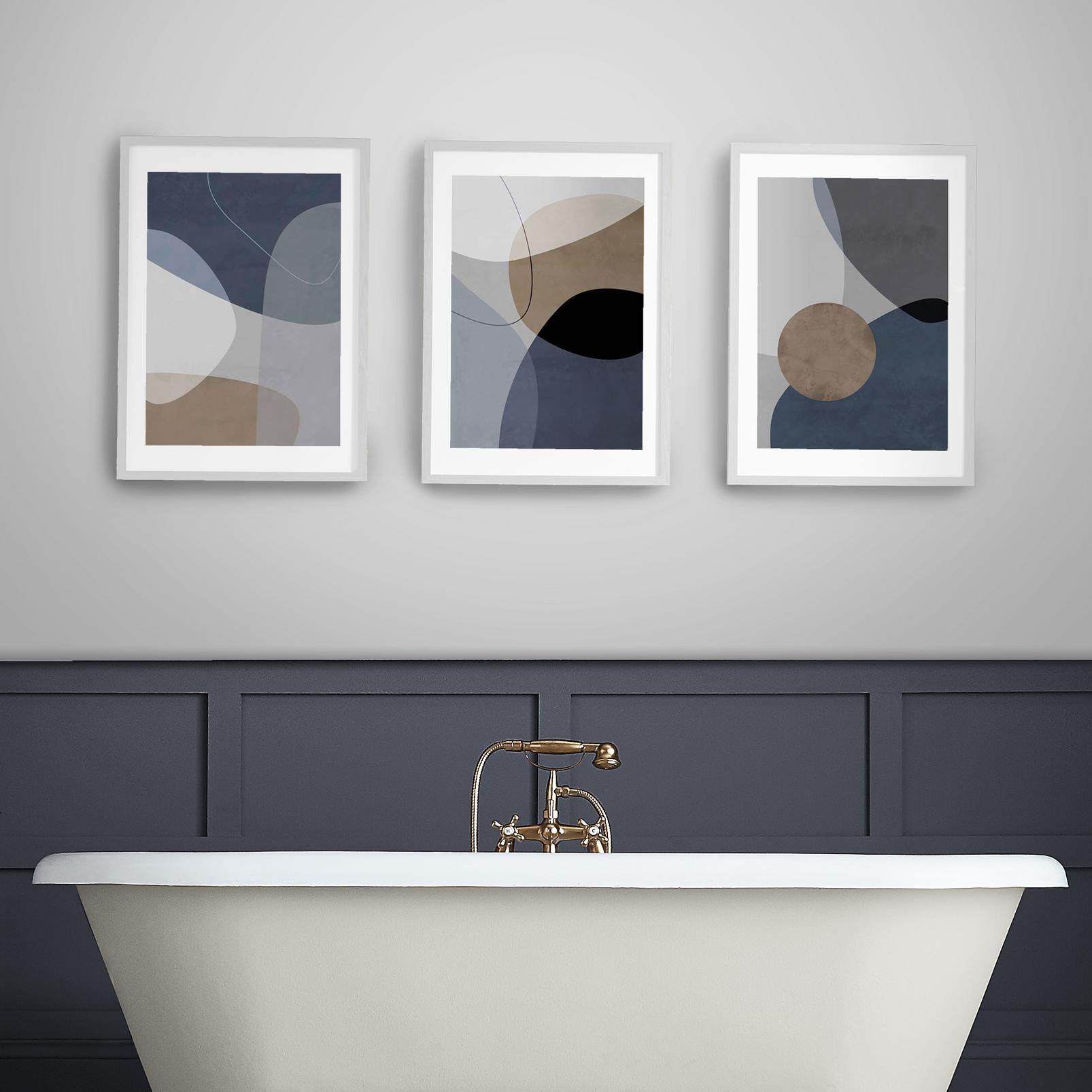 Dual Tone Roundels I Blue Wall Art - 138616_CAMEO_1.jpg