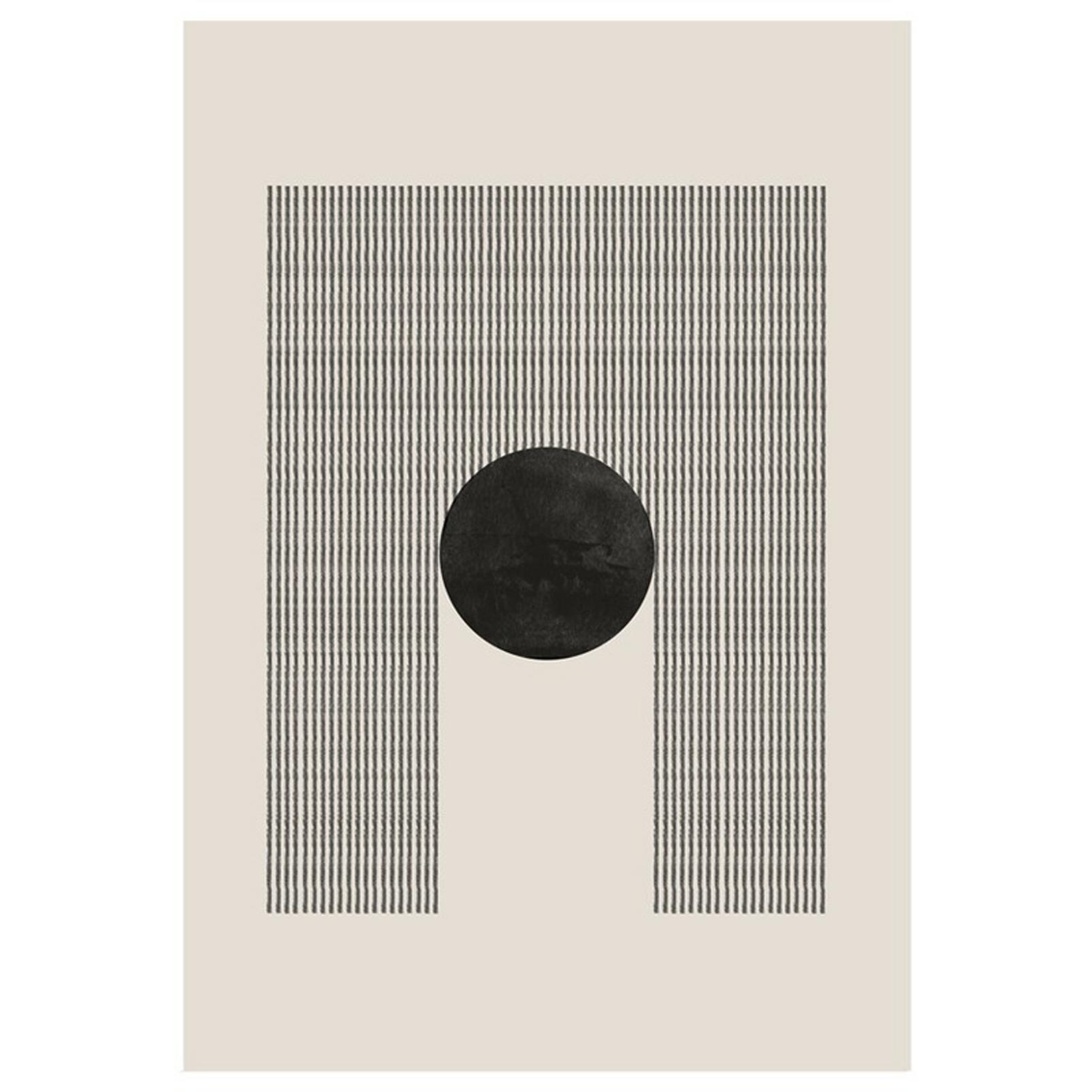 Linear Geometric Arch Black and White Wall Art - 138352_TILE_01.jpg