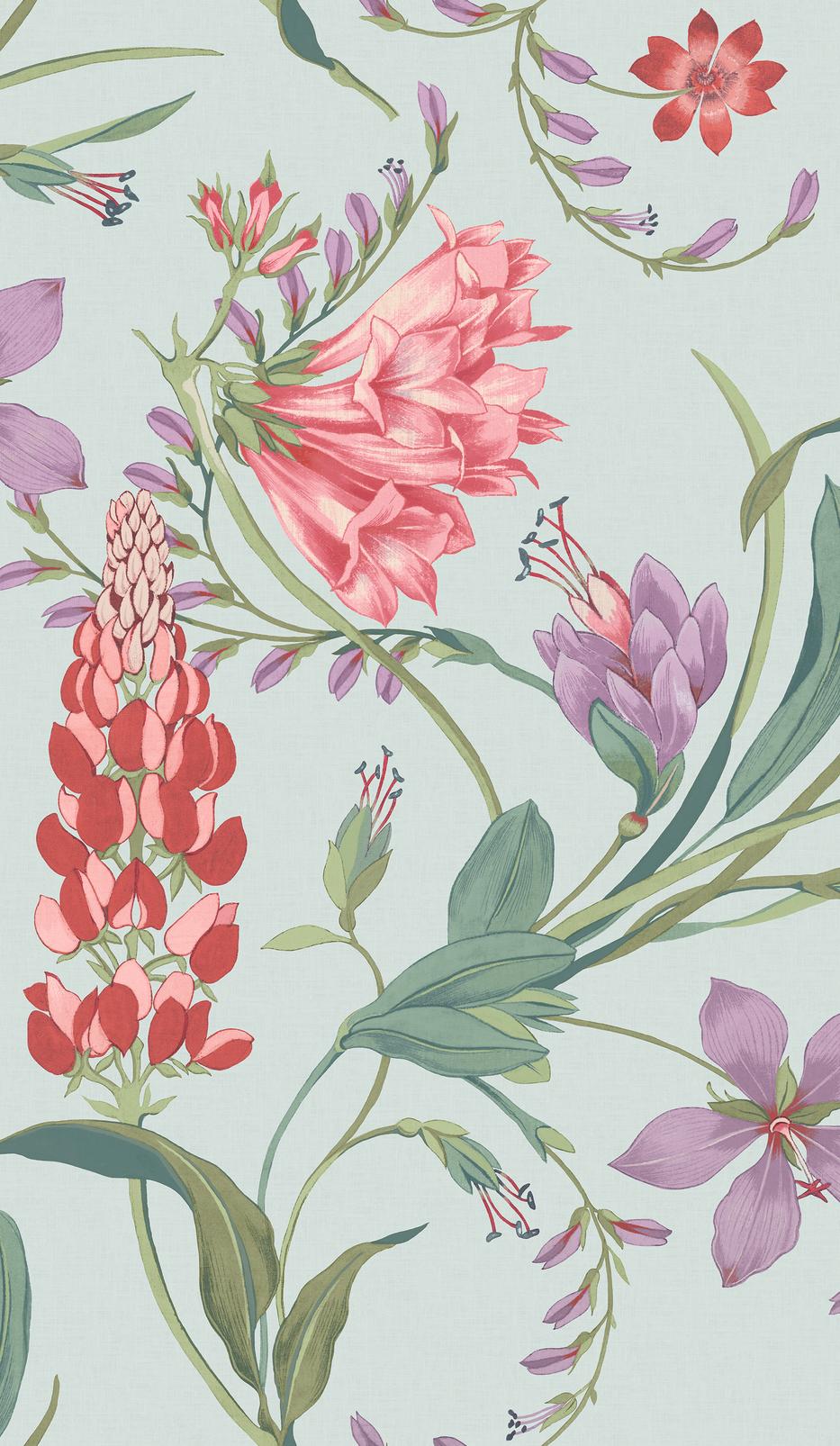 Botanist's Scroll Duck Egg Wallpaper - 131672_TILE_01.jpg