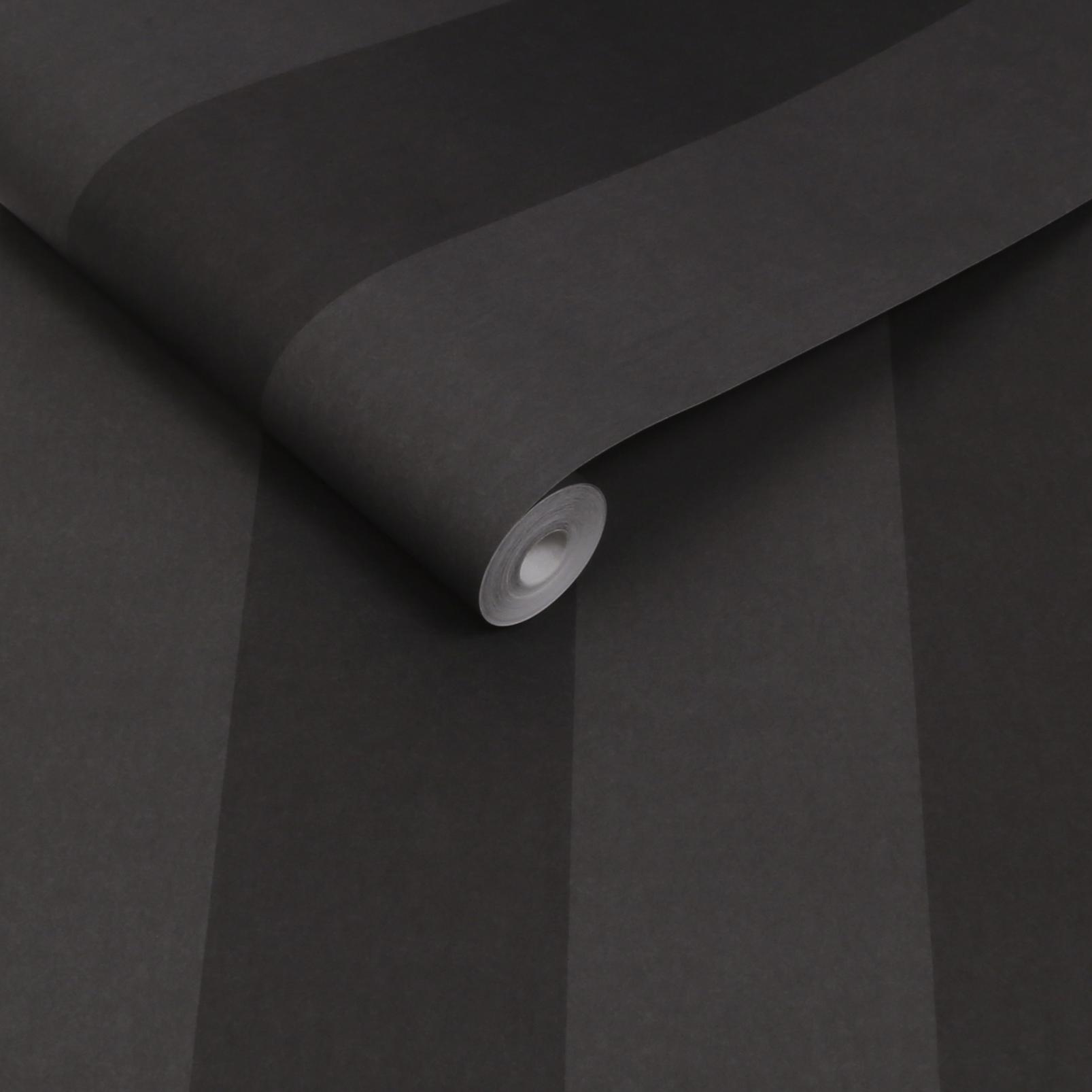 Quartet Stripe Charcoal Wallpaper - 131446_ROLLSHOT_01.jpg