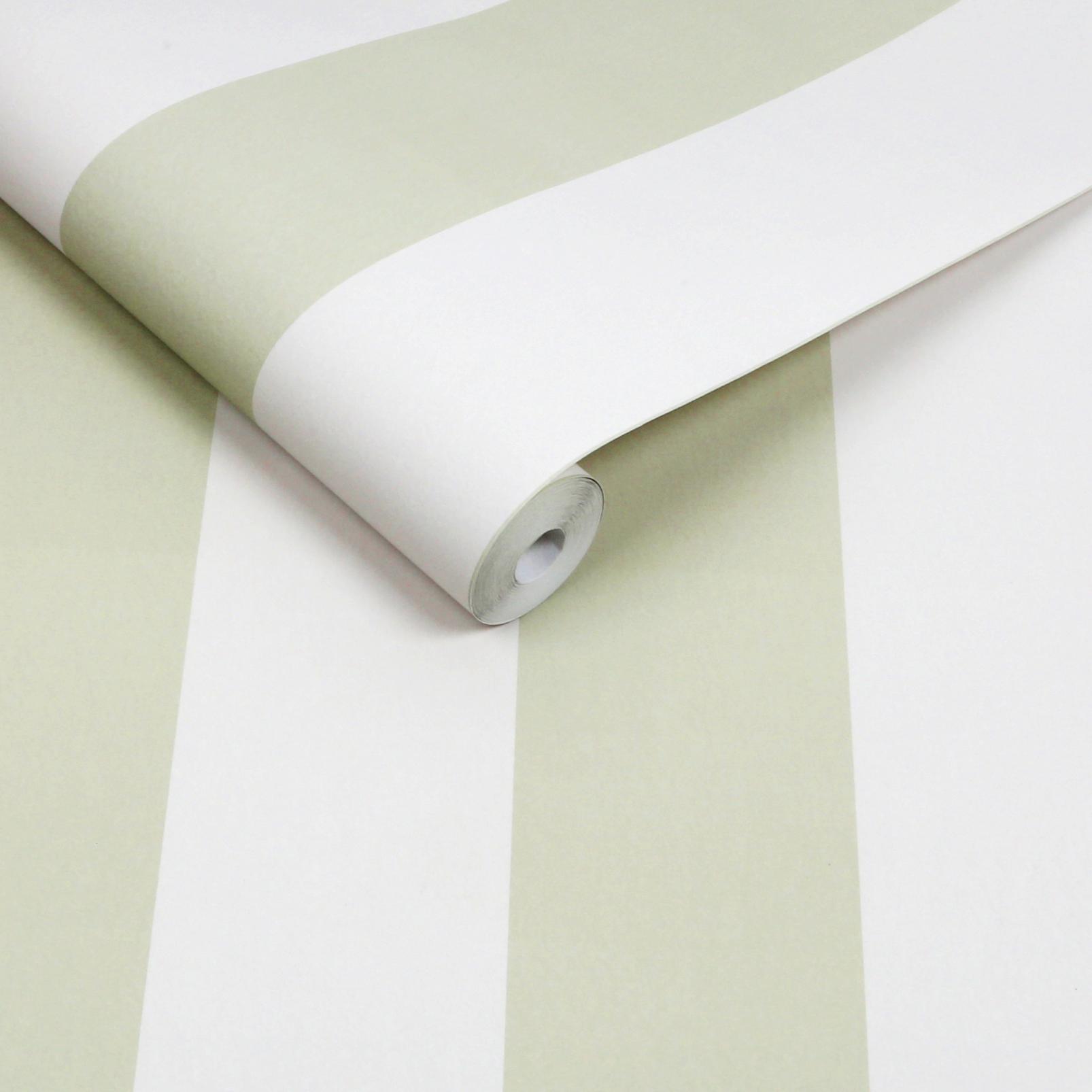 Quartet Stripe Sage Wallpaper - 131442_ROLLSHOT_01.jpg