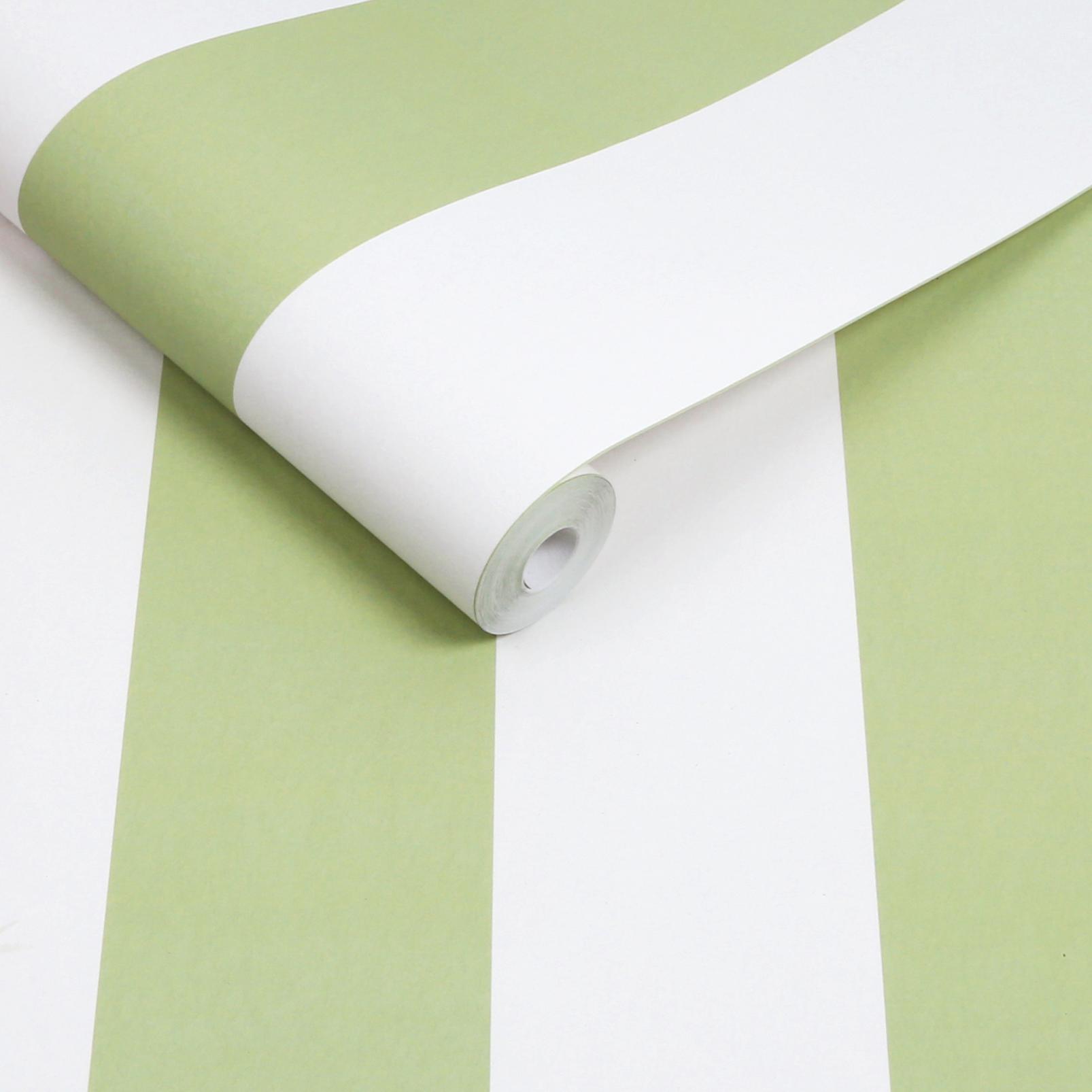 Quartet Stripe Green Wallpaper - 131443_ROLLSHOT_01.jpg