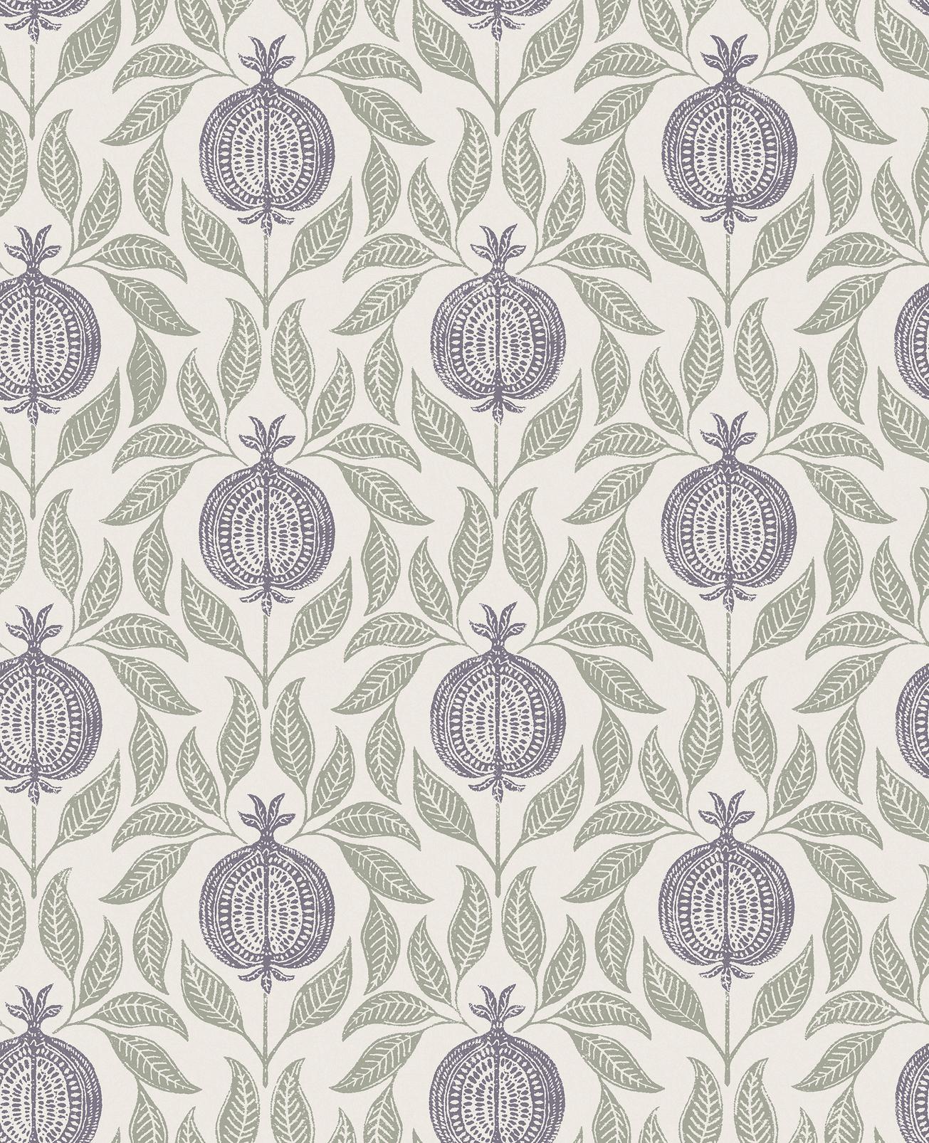 Apple of Grenada Purple & Green Wallpaper - 130288_TILE_01.jpg